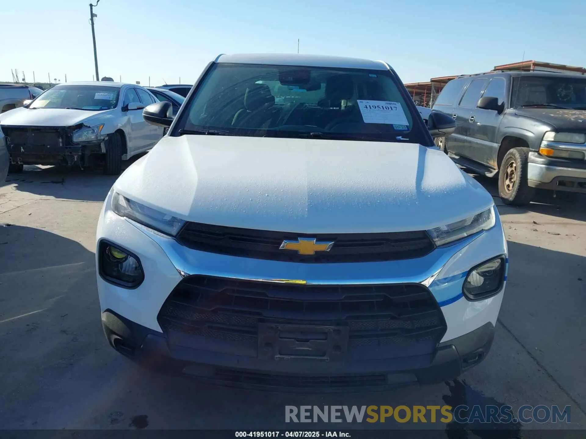 6 Photograph of a damaged car KL79MMS25NB103375 CHEVROLET TRAILBLAZER 2022