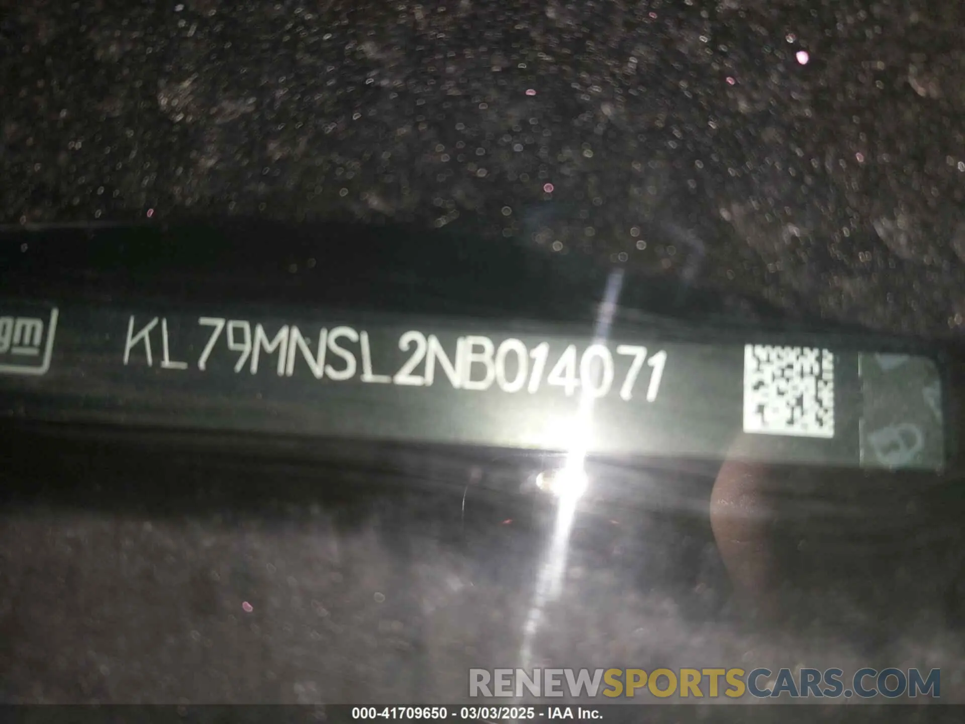 9 Photograph of a damaged car KL79MNSL2NB014071 CHEVROLET TRAILBLAZER 2022