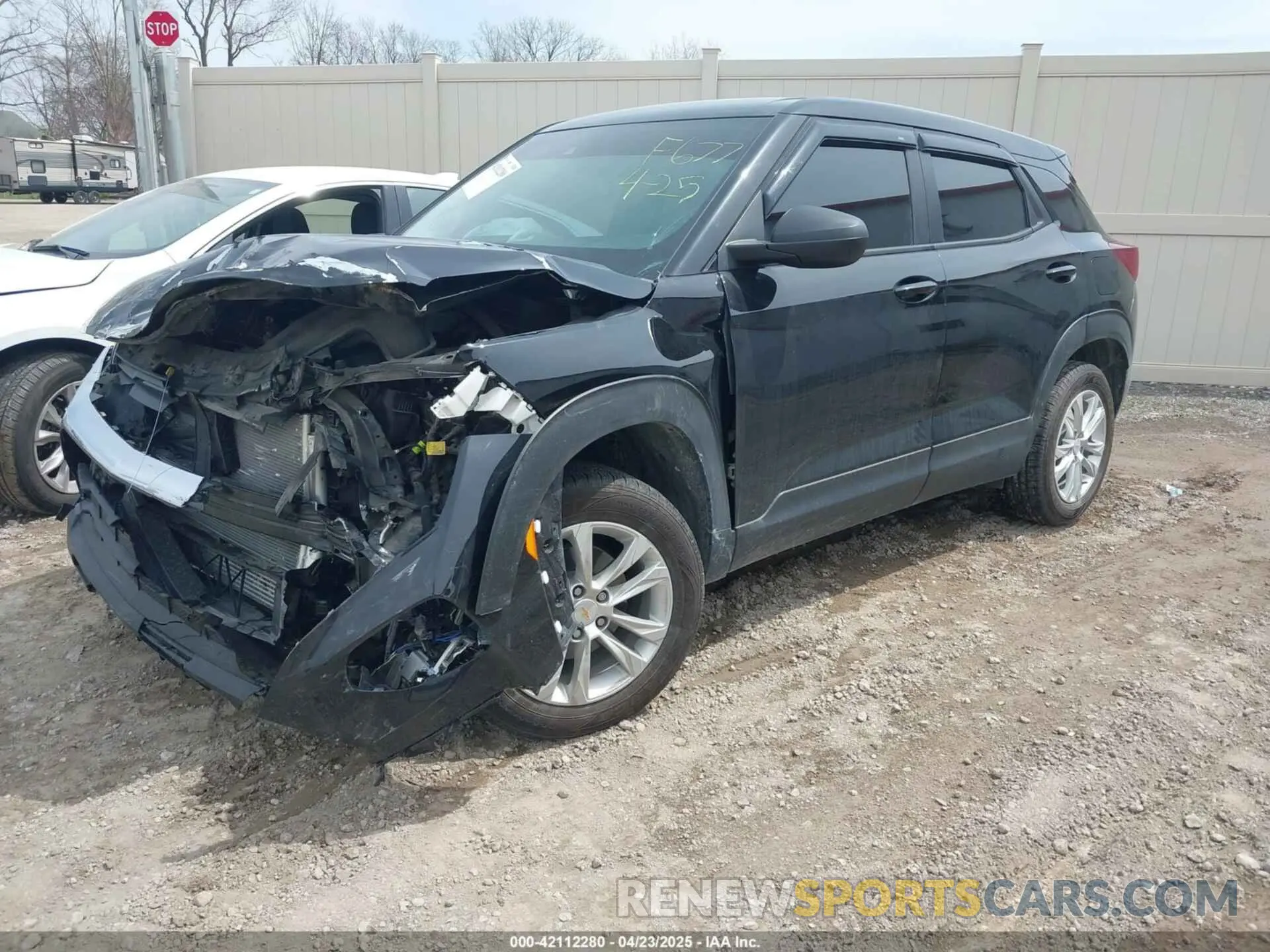 2 Фотография поврежденного автомобиля KL79MNSLXNB015243 CHEVROLET TRAILBLAZER 2022