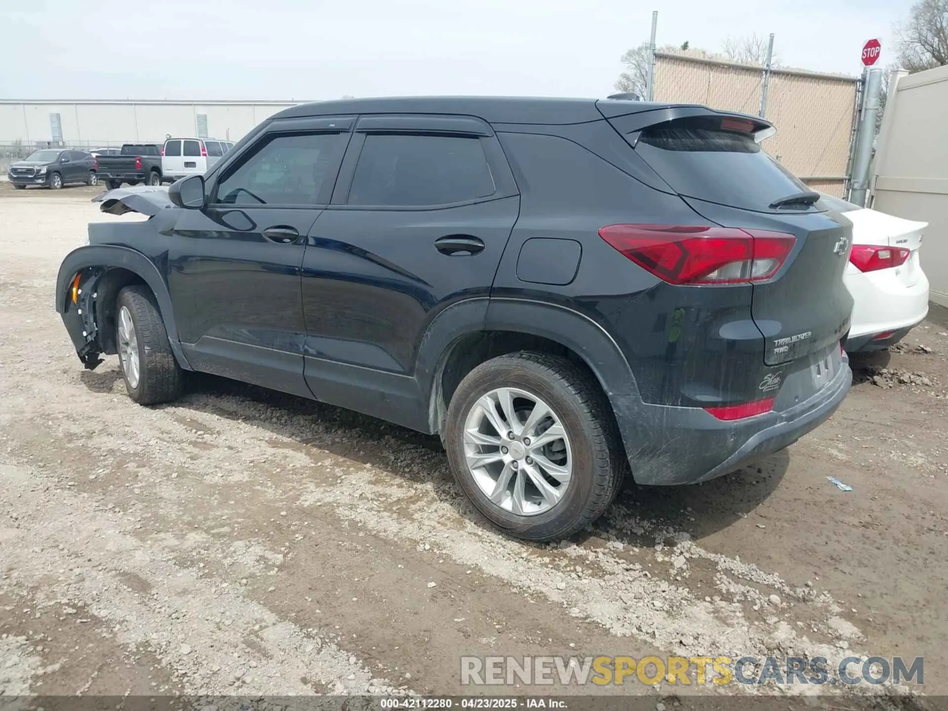 3 Фотография поврежденного автомобиля KL79MNSLXNB015243 CHEVROLET TRAILBLAZER 2022
