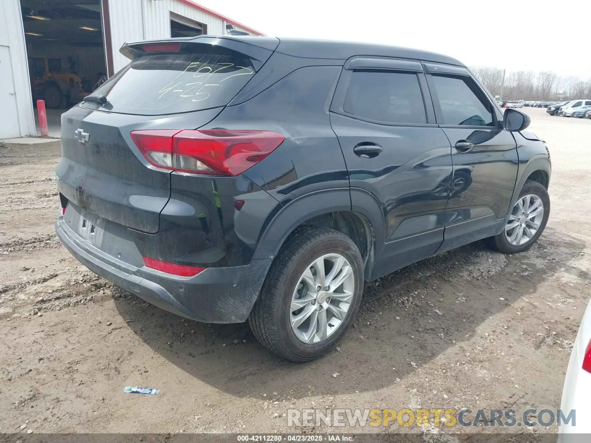 4 Фотография поврежденного автомобиля KL79MNSLXNB015243 CHEVROLET TRAILBLAZER 2022