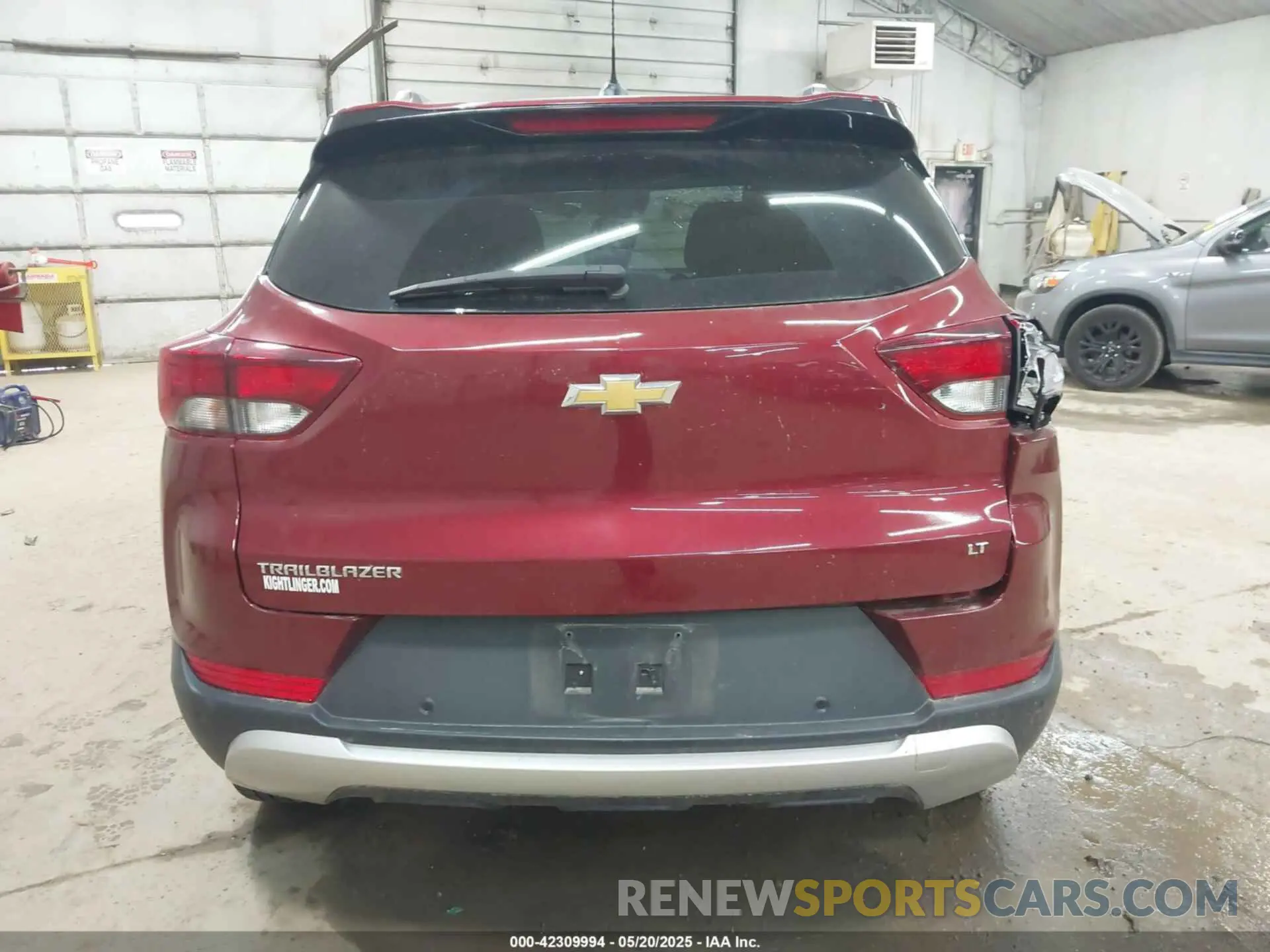 16 Photograph of a damaged car KL79MPSL3NB061458 CHEVROLET TRAILBLAZER 2022