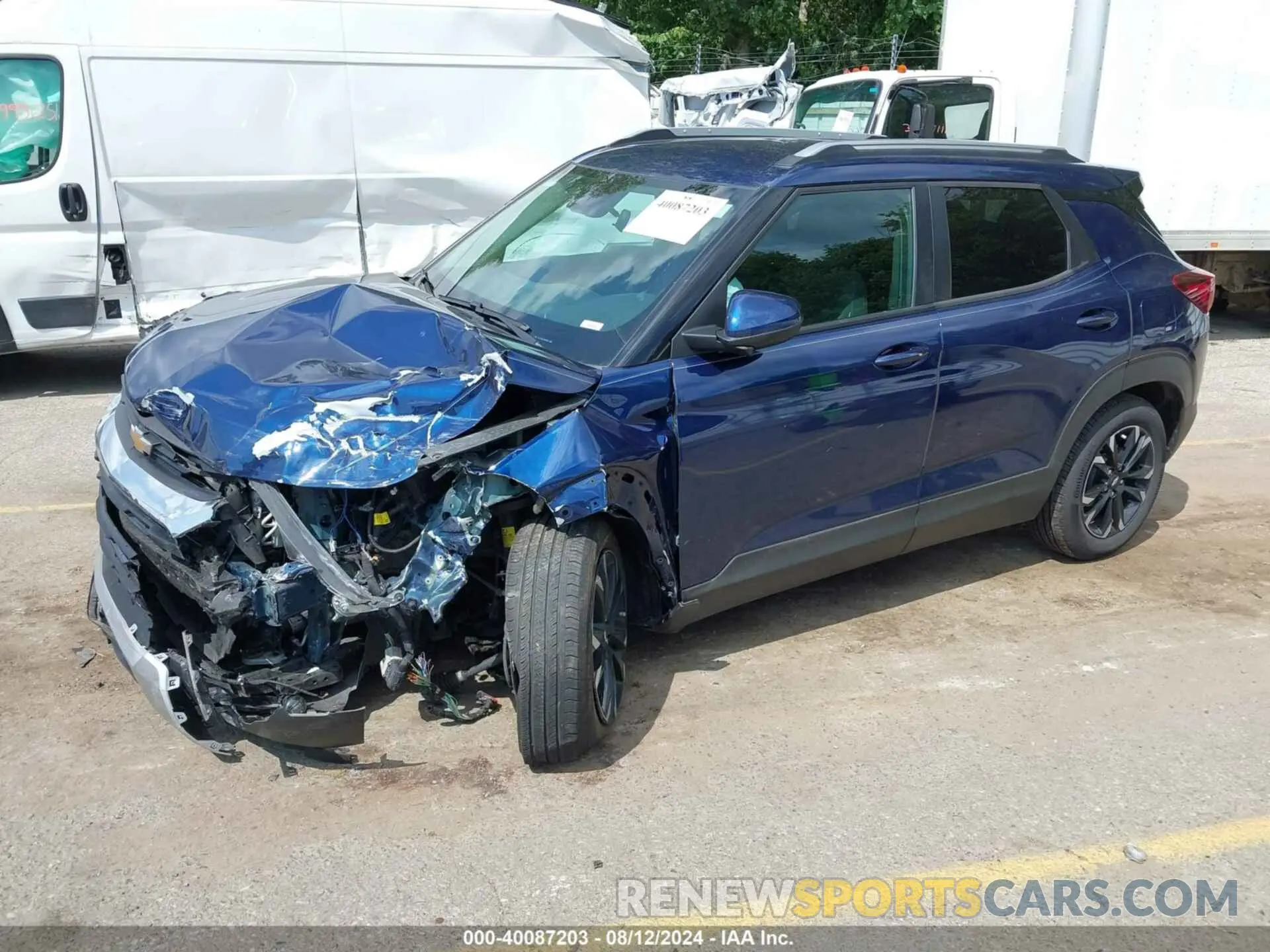 2 Photograph of a damaged car KL79MPSL7NB061107 CHEVROLET TRAILBLAZER 2022