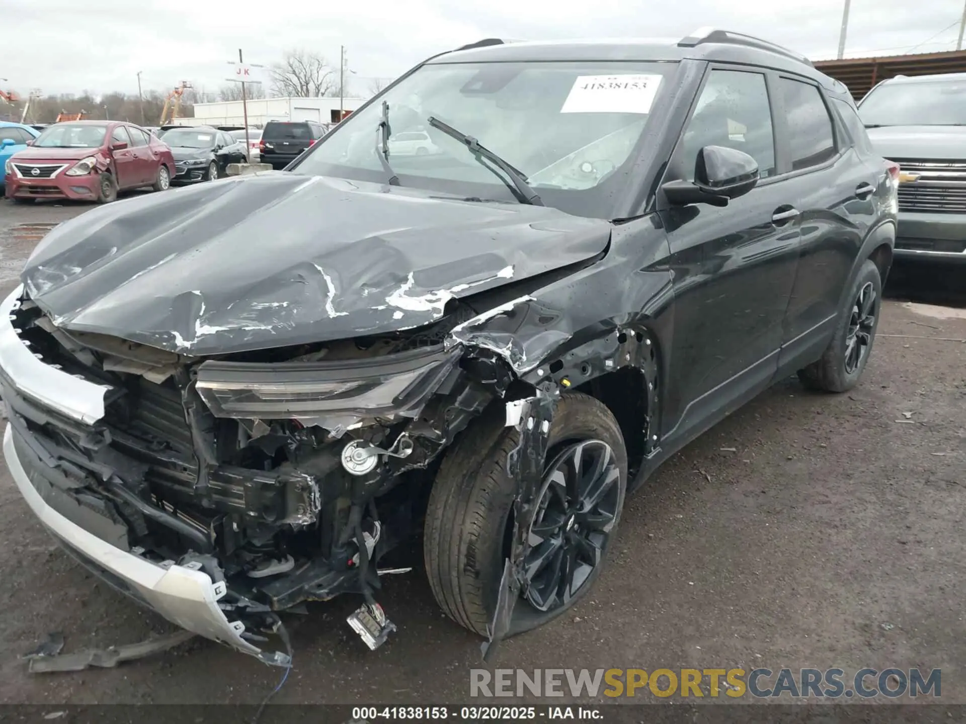 2 Photograph of a damaged car KL79MRSL2NB103484 CHEVROLET TRAILBLAZER 2022