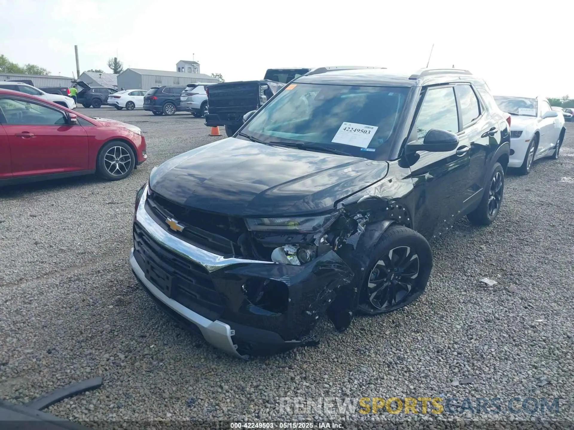 2 Фотография поврежденного автомобиля KL79MRSL5NB017683 CHEVROLET TRAILBLAZER 2022