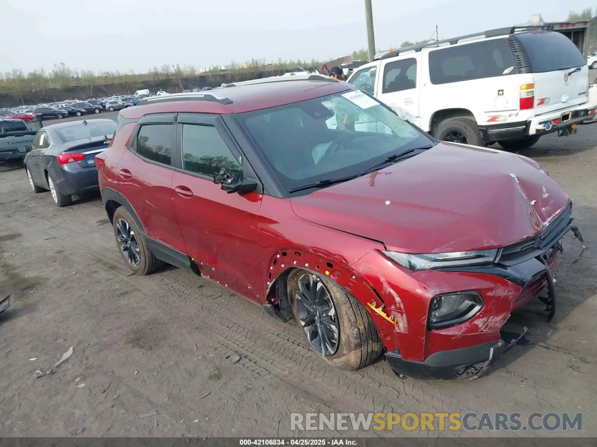 1 Фотография поврежденного автомобиля KL79MRSL8NB096010 CHEVROLET TRAILBLAZER 2022
