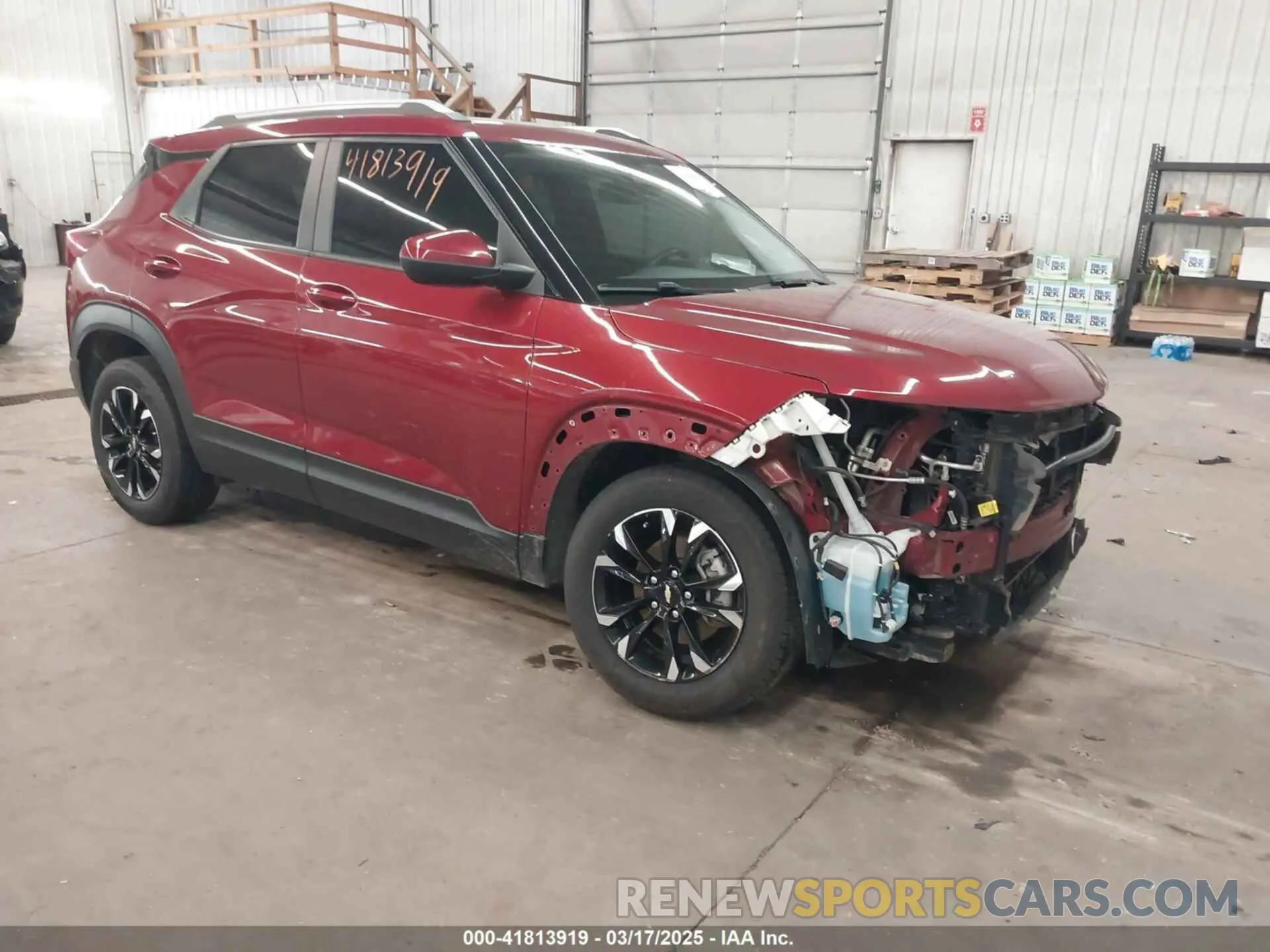 1 Фотография поврежденного автомобиля KL79MRSL9NB093262 CHEVROLET TRAILBLAZER 2022