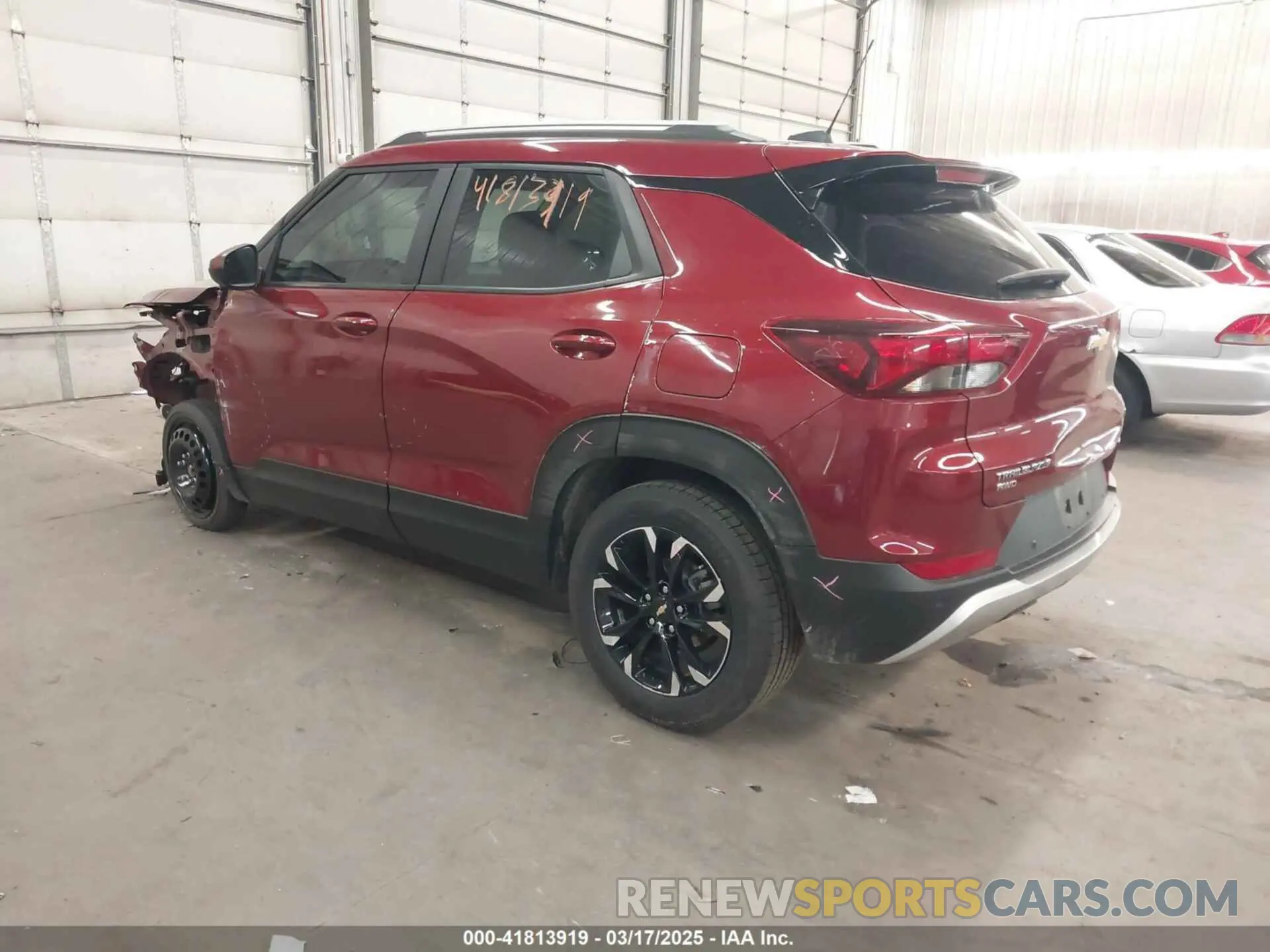 3 Фотография поврежденного автомобиля KL79MRSL9NB093262 CHEVROLET TRAILBLAZER 2022