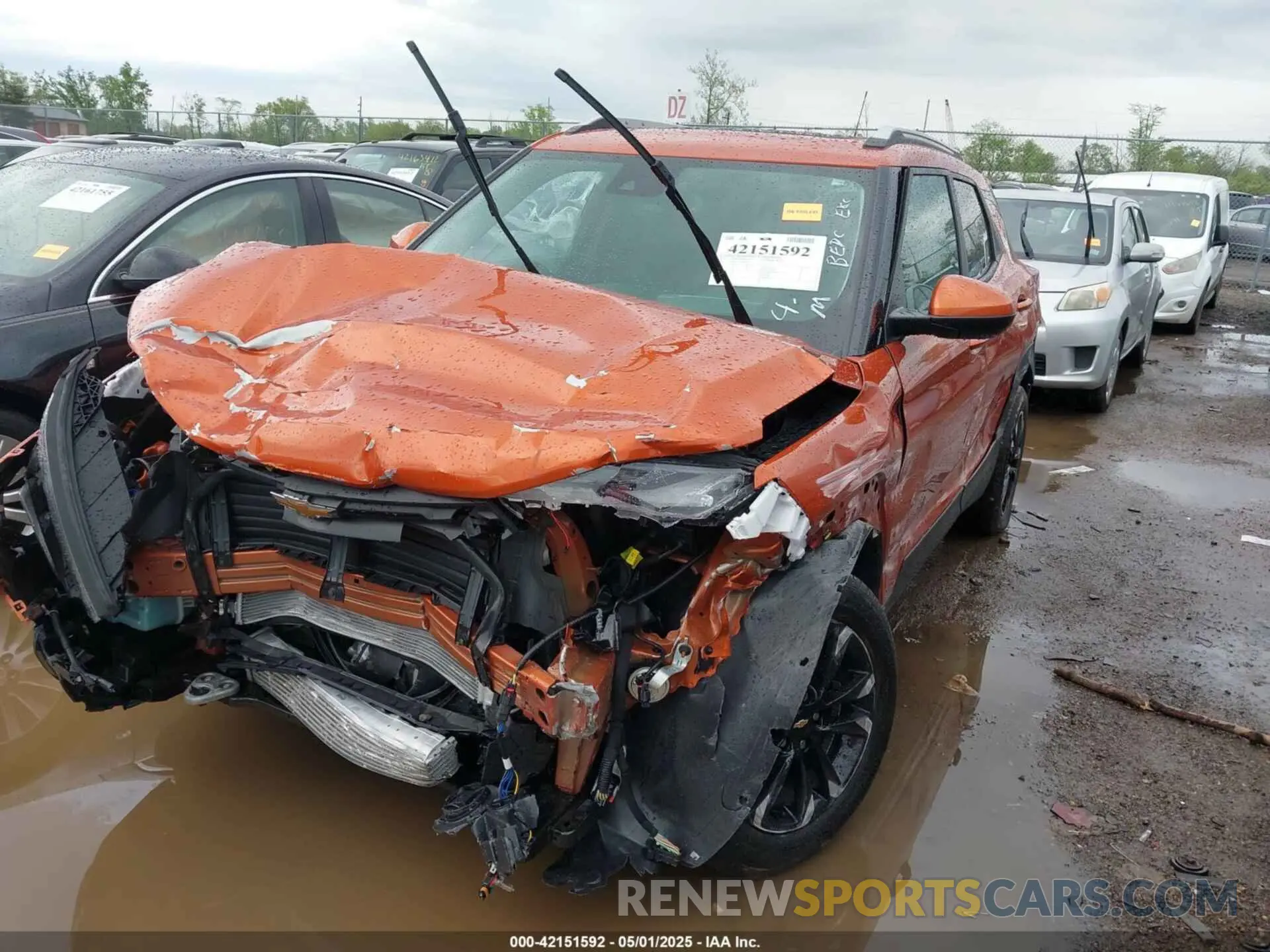 2 Фотография поврежденного автомобиля KL79MRSLXNB130481 CHEVROLET TRAILBLAZER 2022