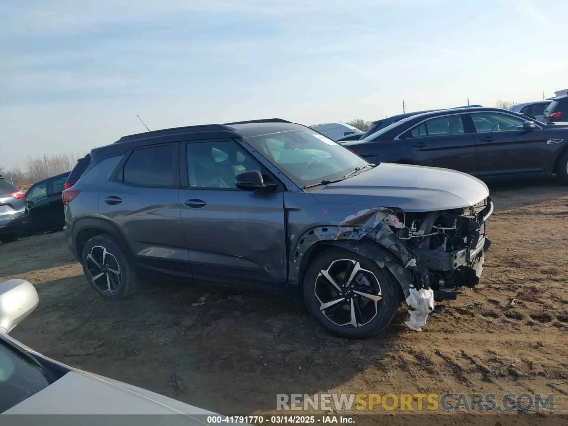 14 Photograph of a damaged car KL79MTSL0NB035652 CHEVROLET TRAILBLAZER 2022