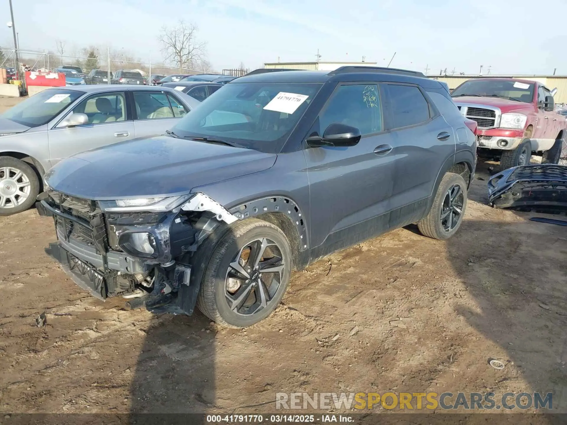 2 Photograph of a damaged car KL79MTSL0NB035652 CHEVROLET TRAILBLAZER 2022