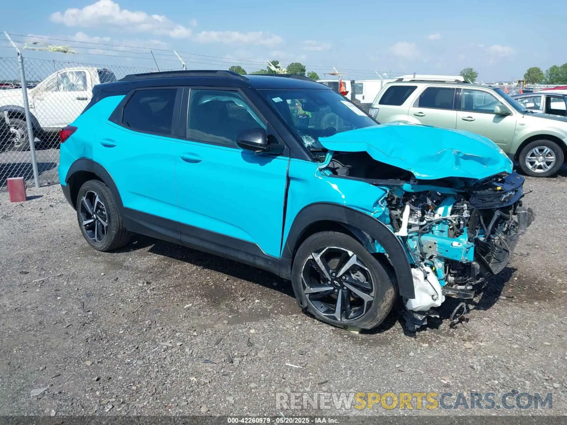 1 Photograph of a damaged car KL79MTSL1NB037815 CHEVROLET TRAILBLAZER 2022