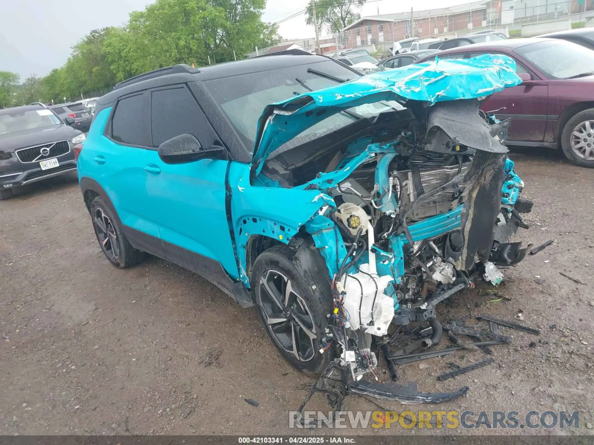 1 Photograph of a damaged car KL79MTSL2NB115213 CHEVROLET TRAILBLAZER 2022