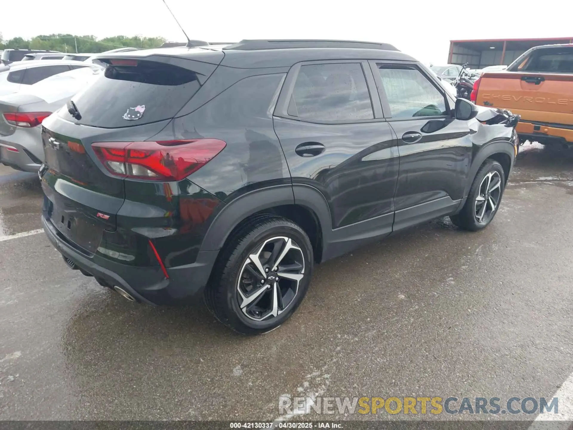 4 Фотография поврежденного автомобиля KL79MTSL8NB019134 CHEVROLET TRAILBLAZER 2022