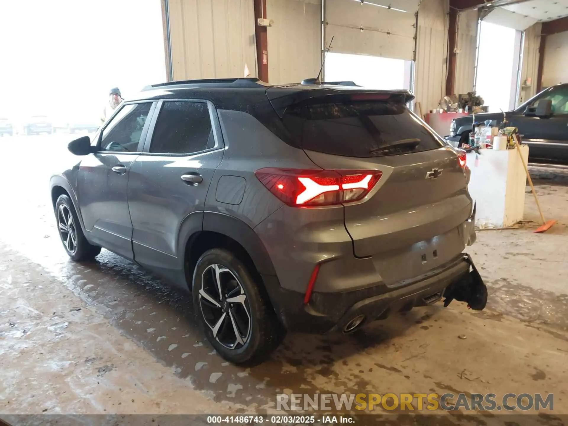 3 Фотография поврежденного автомобиля KL79MTSLXNB019250 CHEVROLET TRAILBLAZER 2022