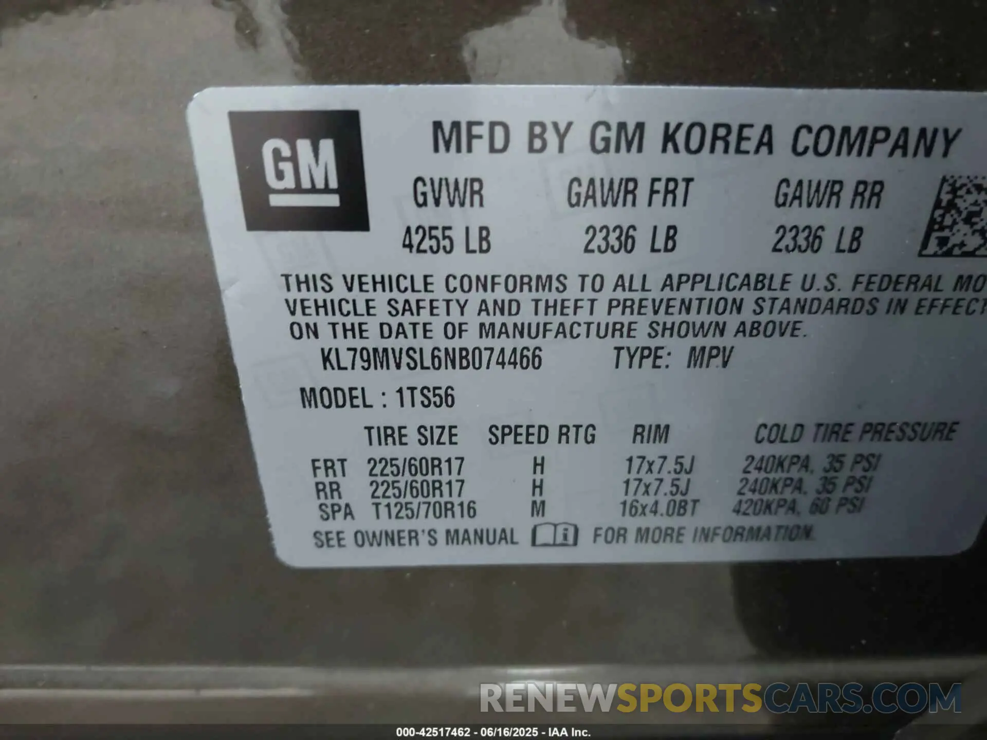 9 Photograph of a damaged car KL79MVSL6NB074466 CHEVROLET TRAILBLAZER 2022