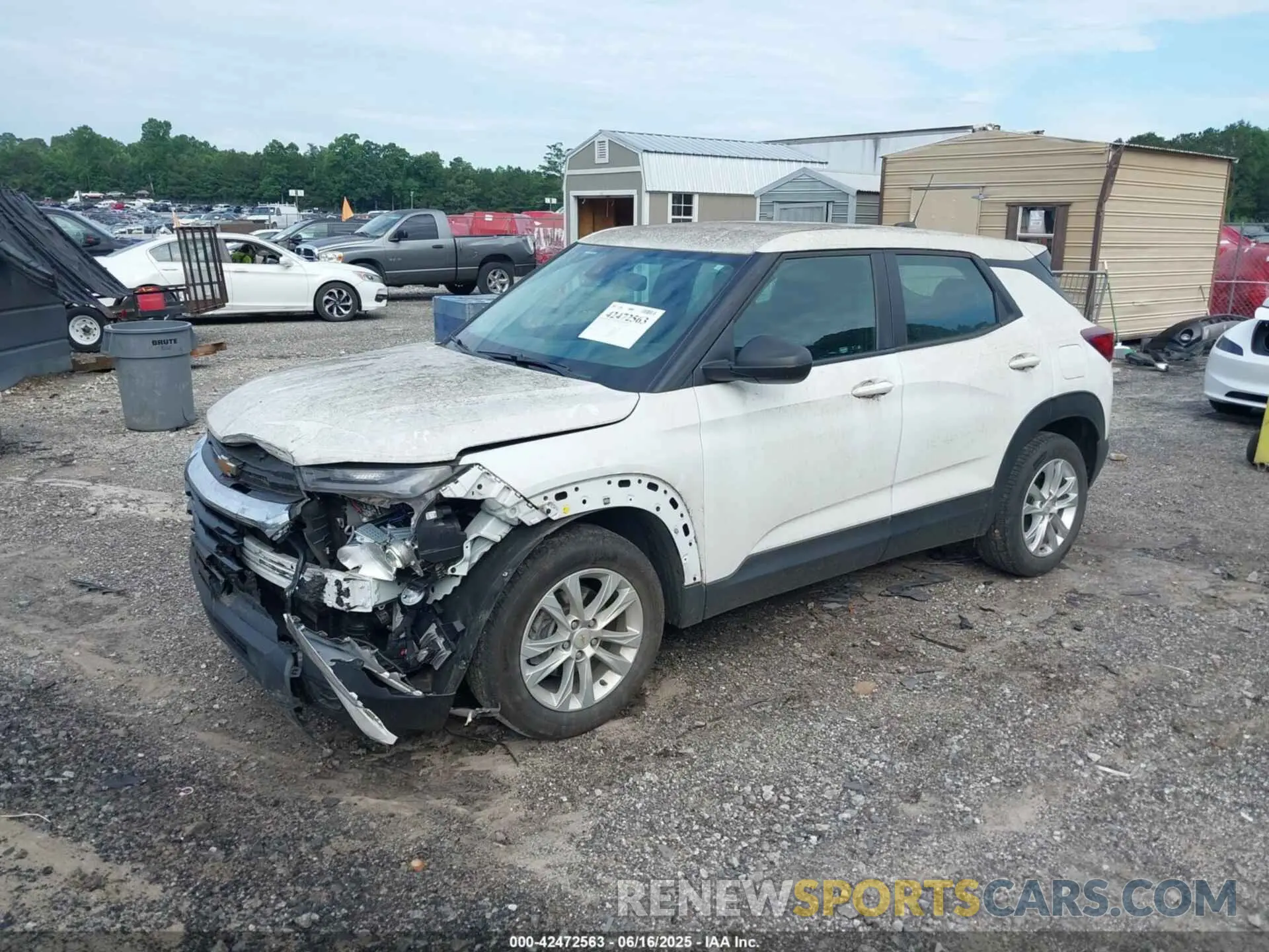 2 Photograph of a damaged car KL79MMS22PB005990 CHEVROLET TRAILBLAZER 2023