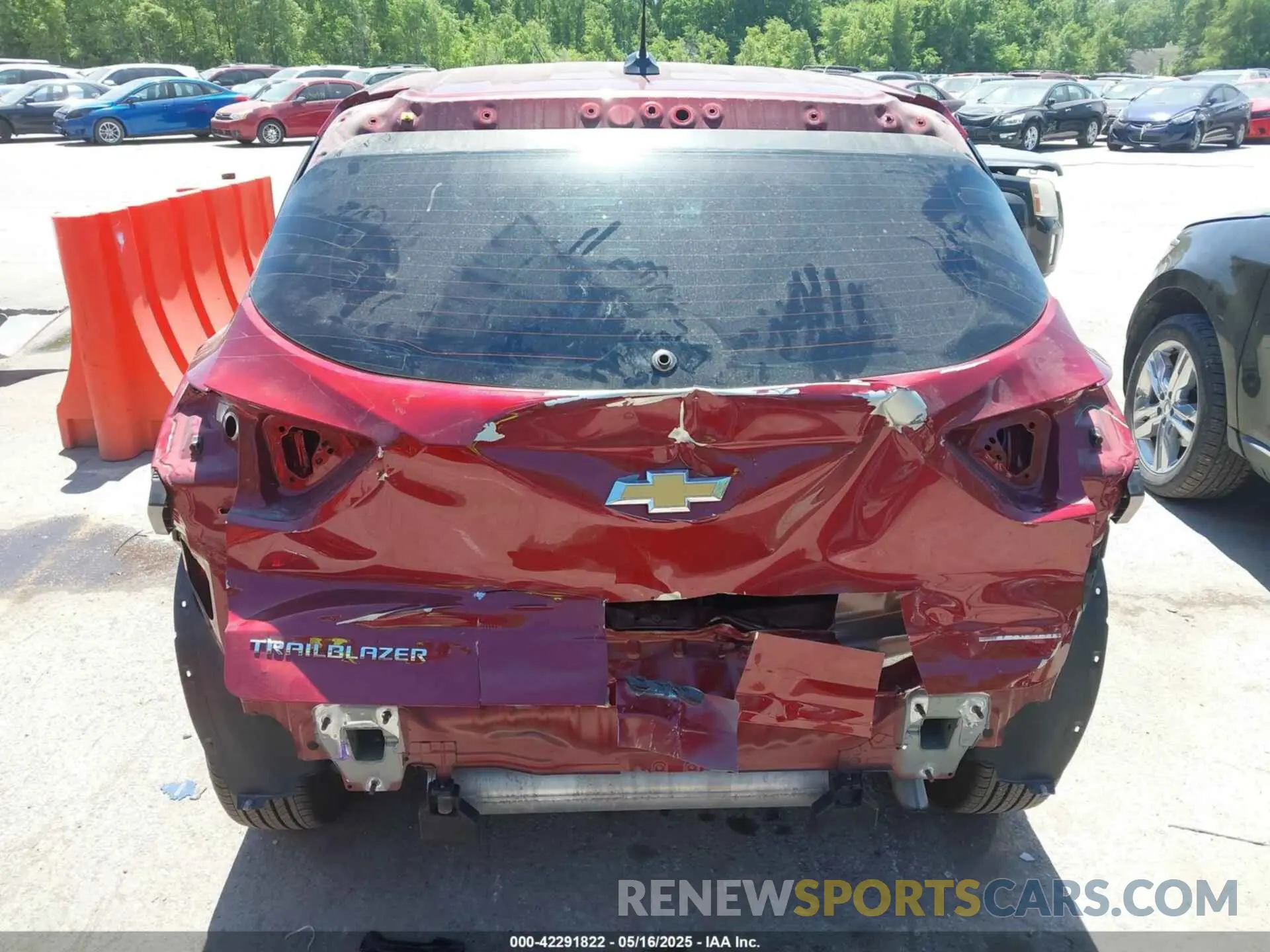 6 Фотография поврежденного автомобиля KL79MMS27PB170448 CHEVROLET TRAILBLAZER 2023