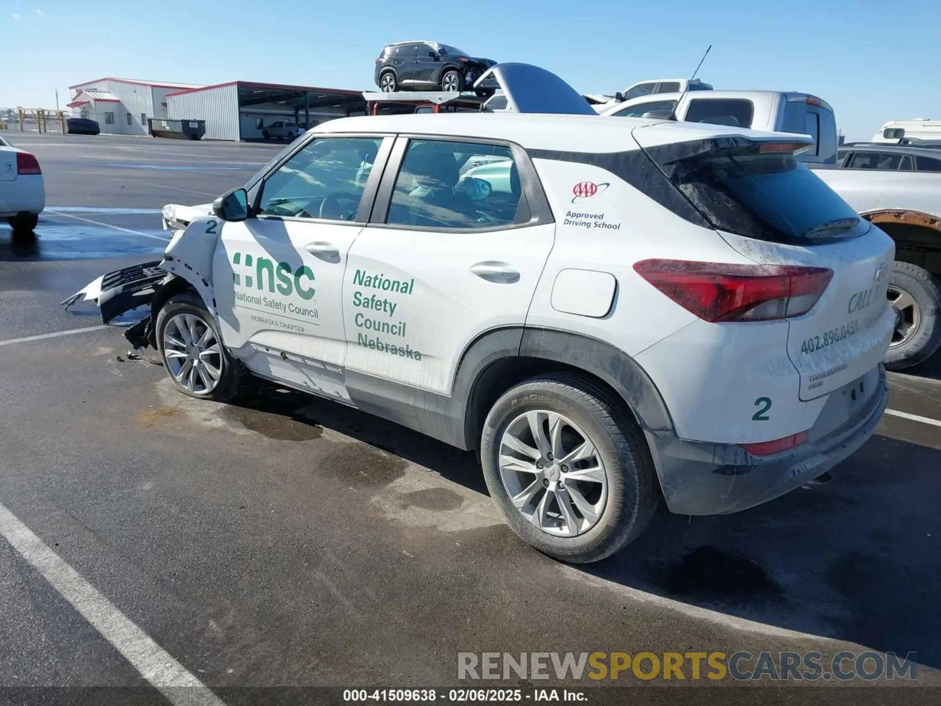 3 Photograph of a damaged car KL79MNSL1PB126718 CHEVROLET TRAILBLAZER 2023