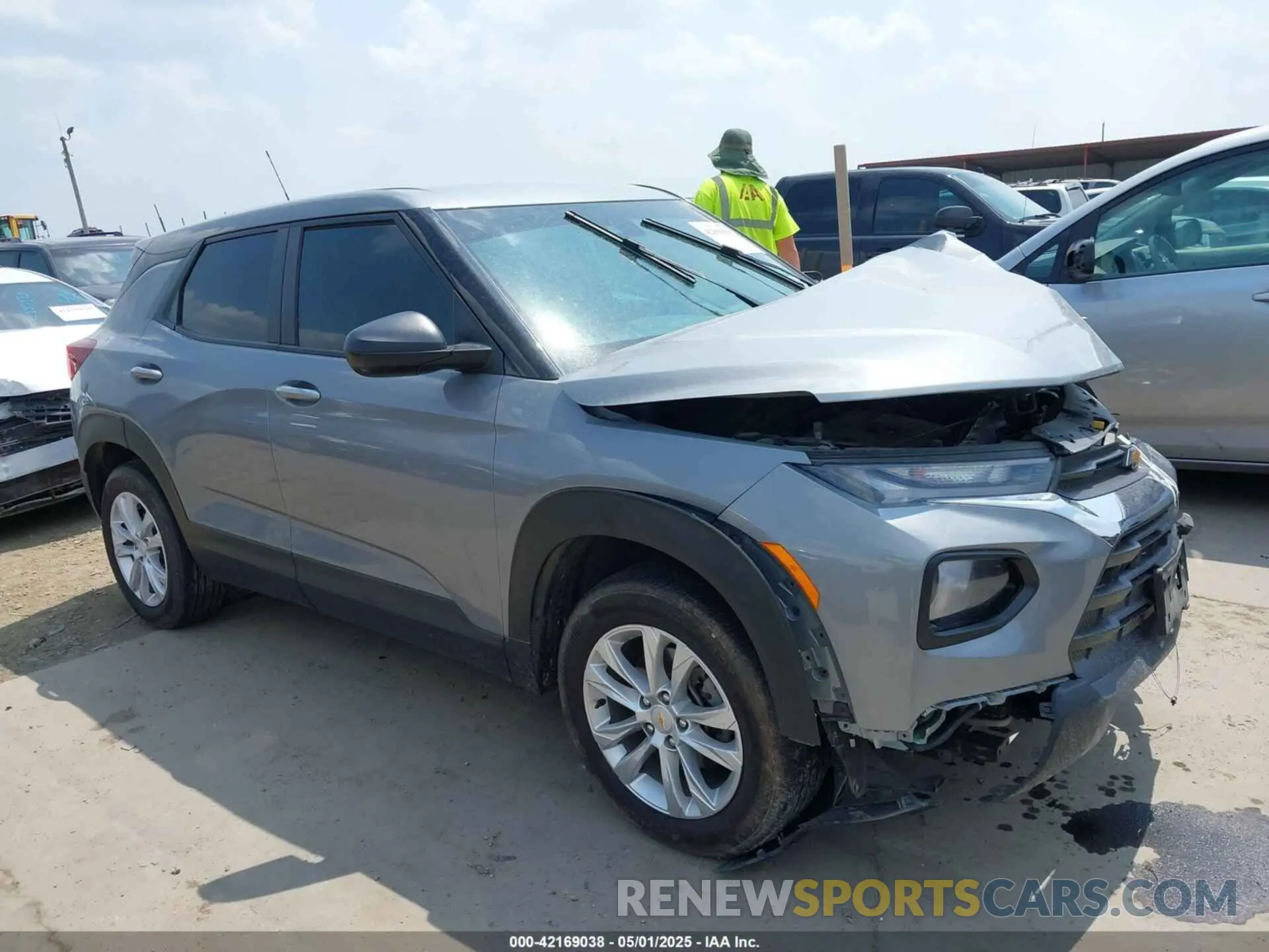 1 Photograph of a damaged car KL79MNSL4PB177548 CHEVROLET TRAILBLAZER 2023