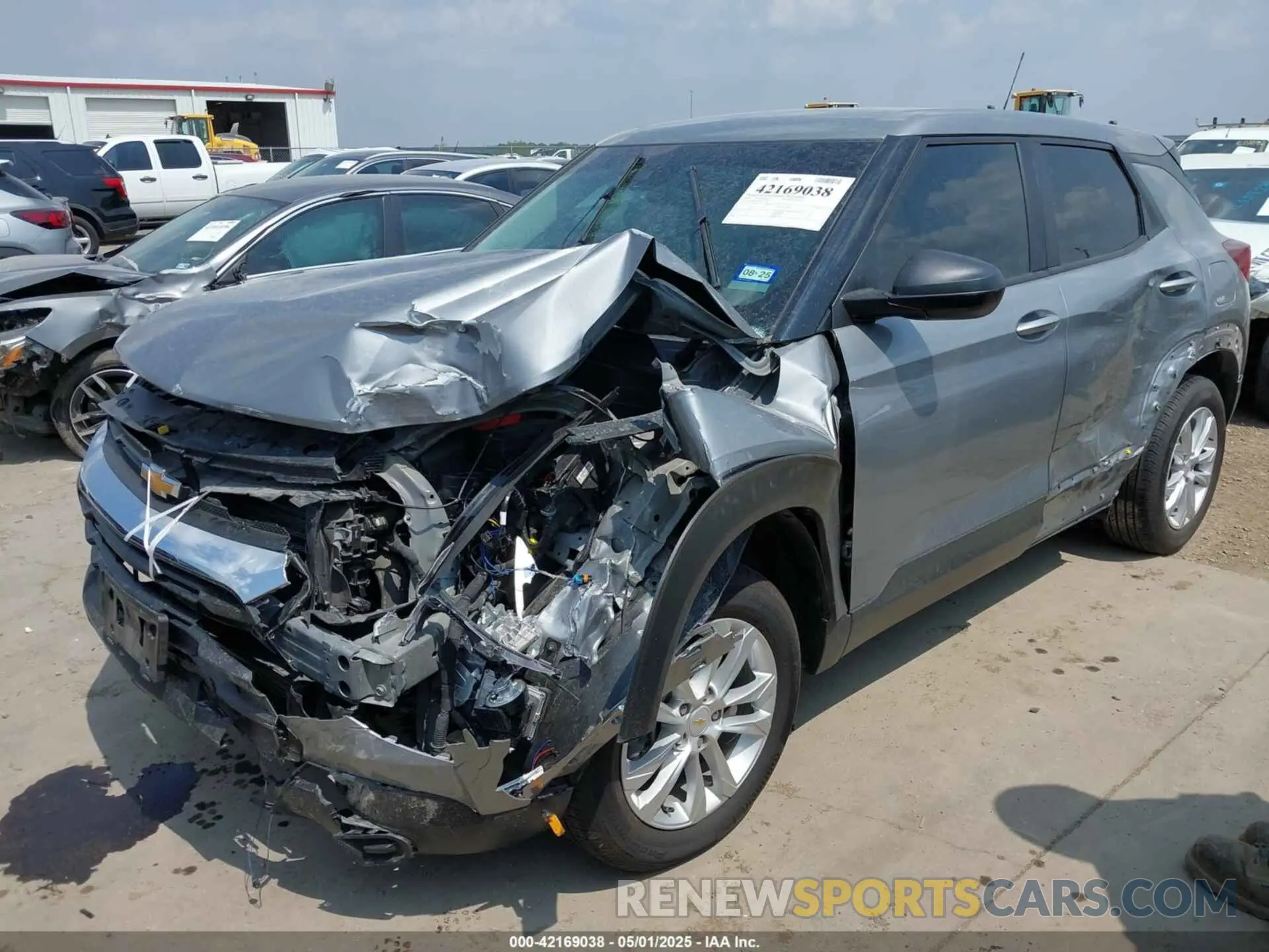 2 Photograph of a damaged car KL79MNSL4PB177548 CHEVROLET TRAILBLAZER 2023