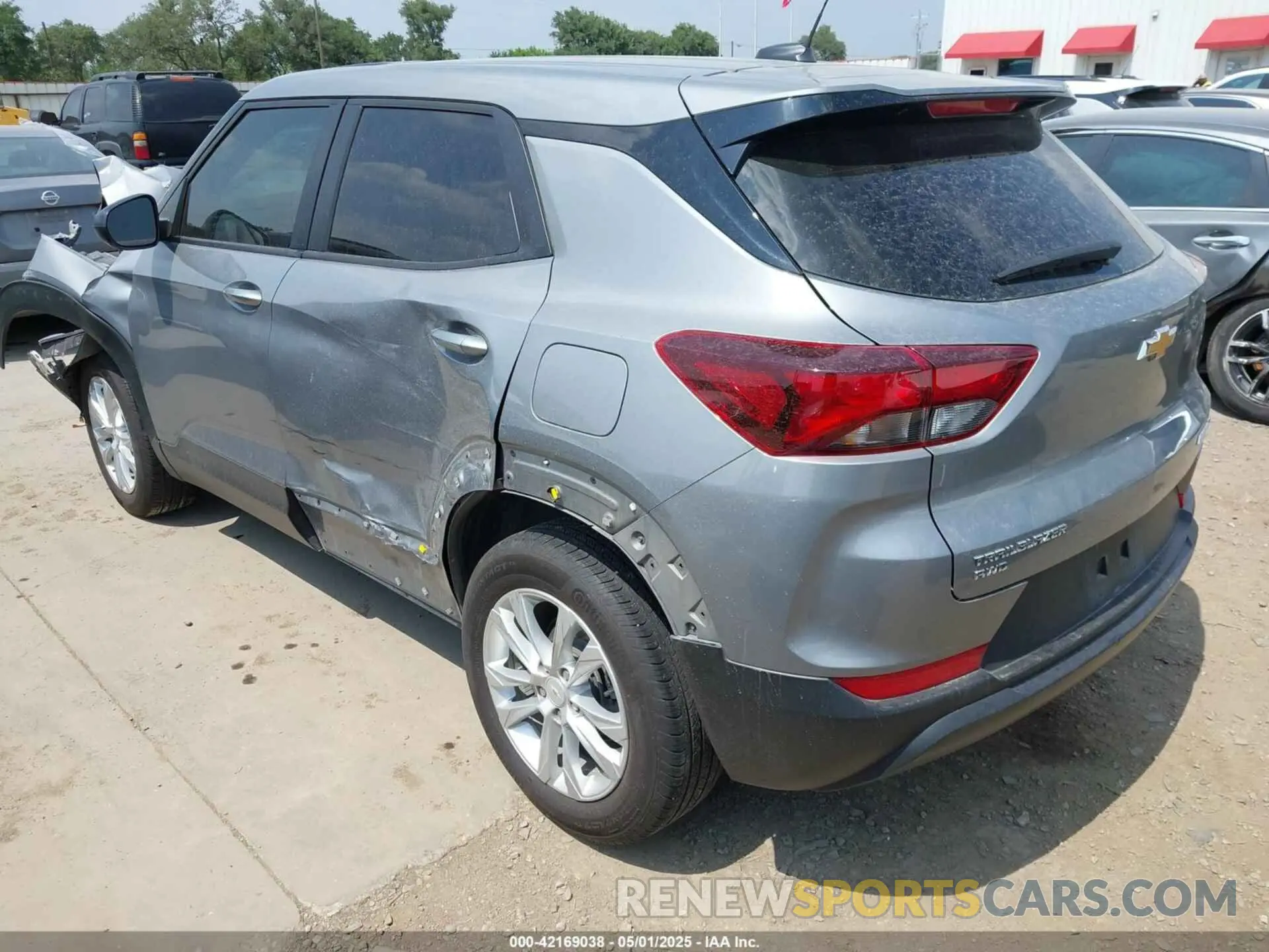3 Photograph of a damaged car KL79MNSL4PB177548 CHEVROLET TRAILBLAZER 2023