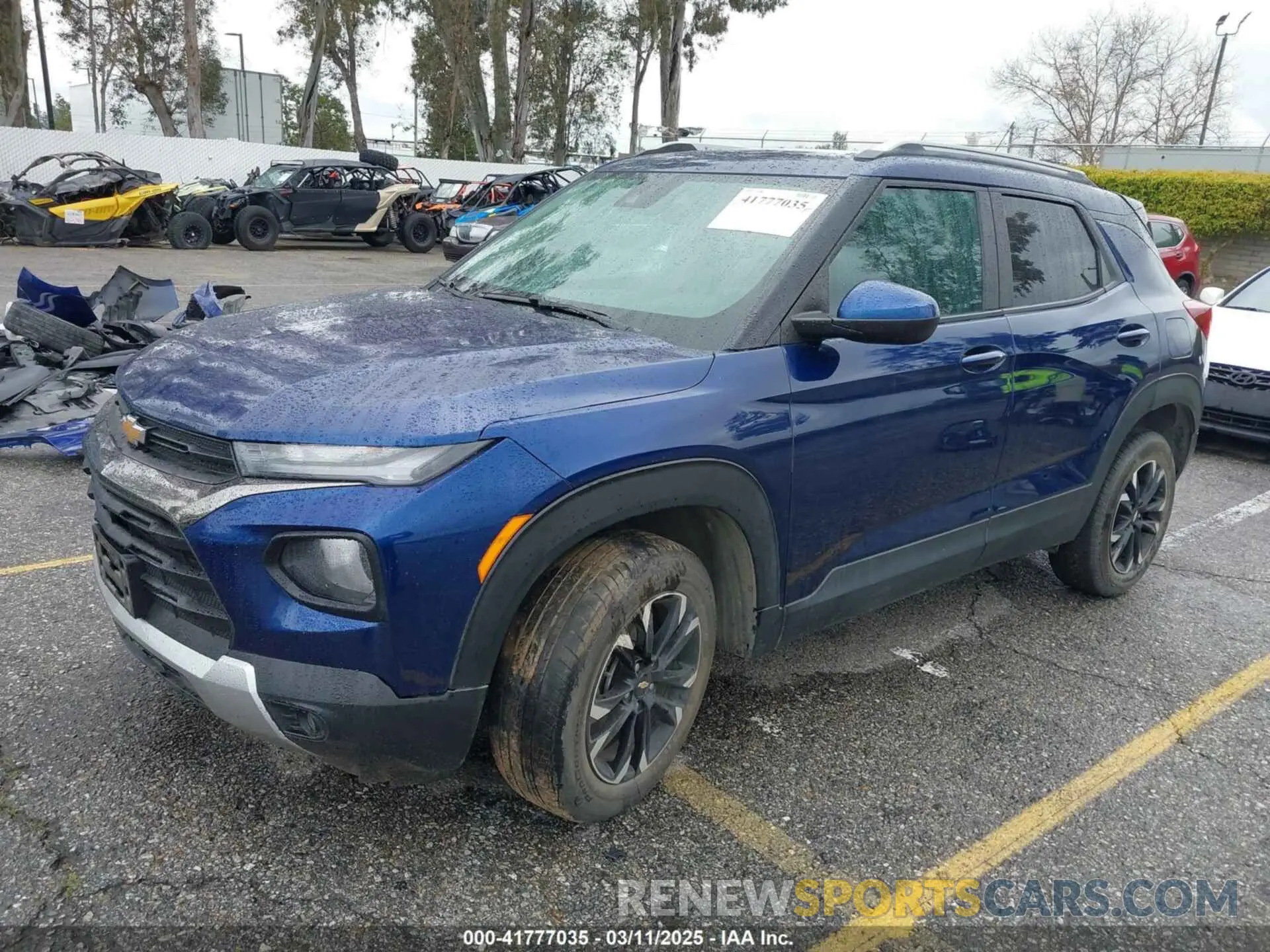 2 Photograph of a damaged car KL79MPS21PB034687 CHEVROLET TRAILBLAZER 2023