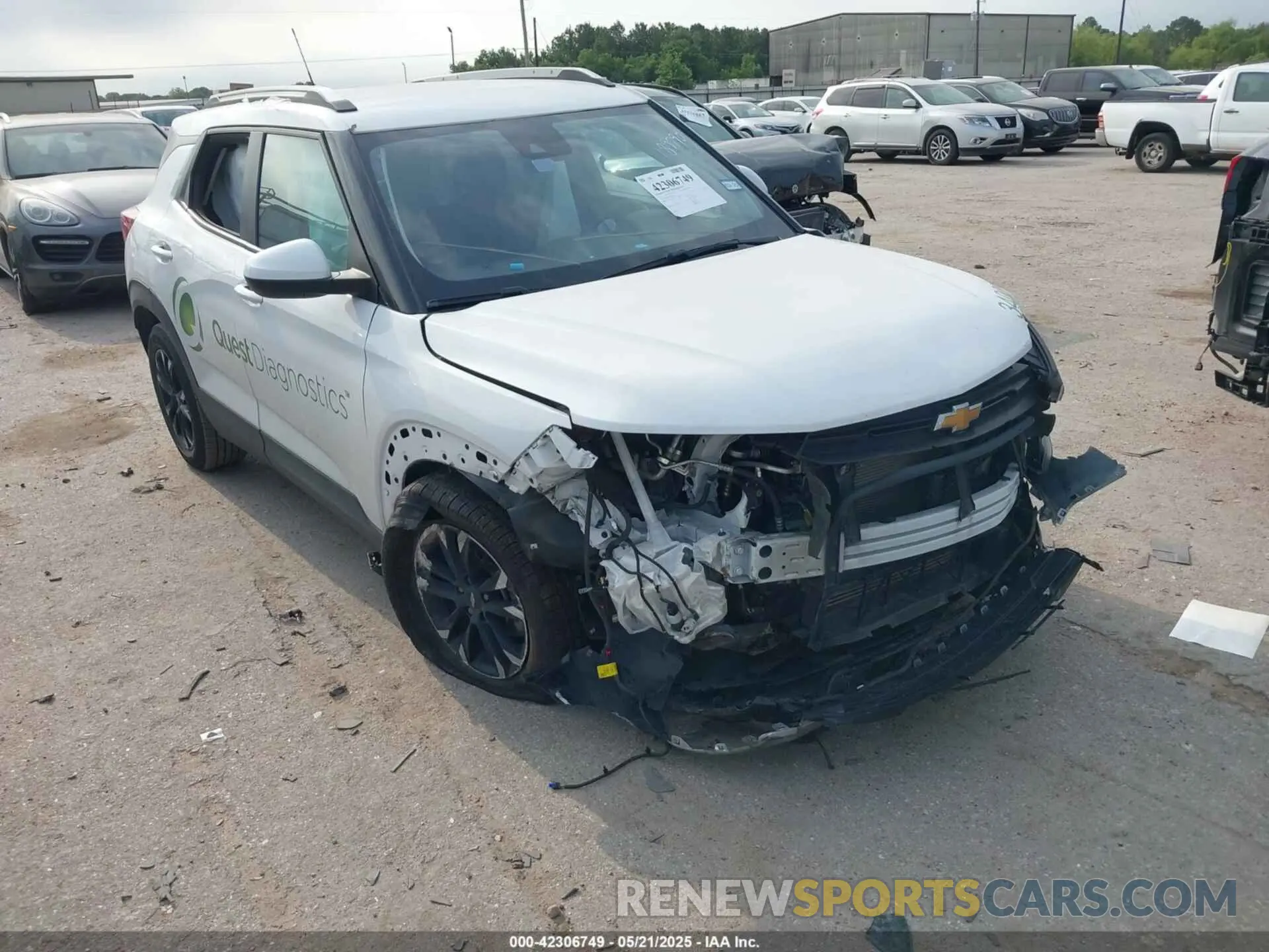 1 Фотография поврежденного автомобиля KL79MPS24PB035297 CHEVROLET TRAILBLAZER 2023