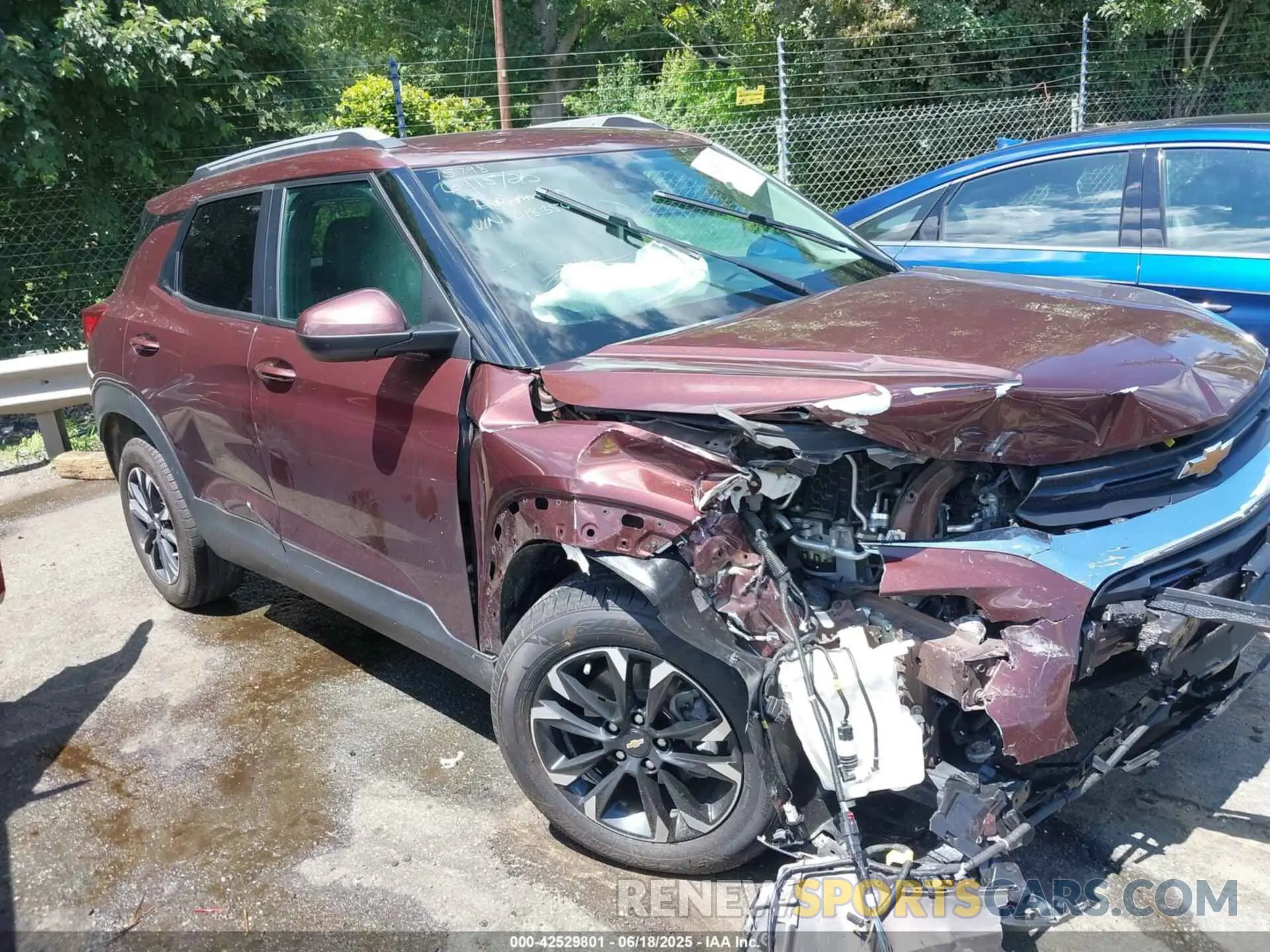 1 Photograph of a damaged car KL79MPS28PB018356 CHEVROLET TRAILBLAZER 2023