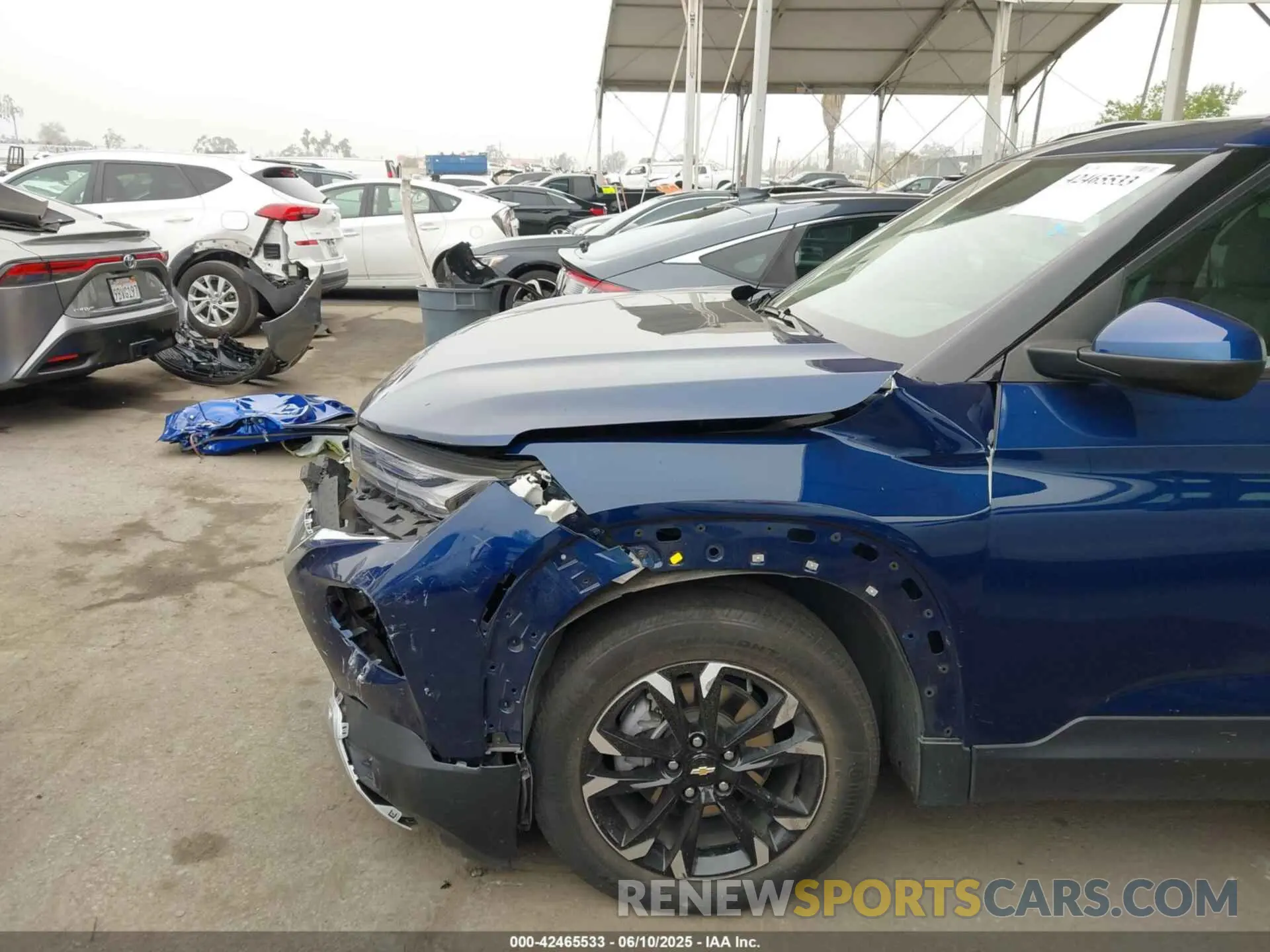 6 Photograph of a damaged car KL79MPS2XPB025079 CHEVROLET TRAILBLAZER 2023