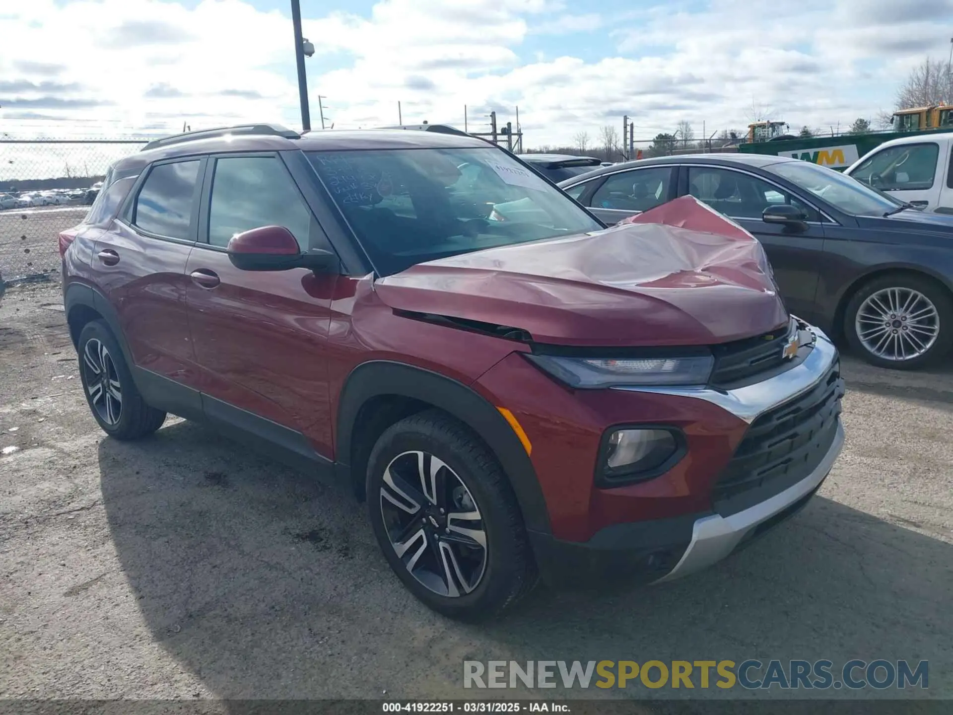 1 Photograph of a damaged car KL79MPSL0PB173816 CHEVROLET TRAILBLAZER 2023