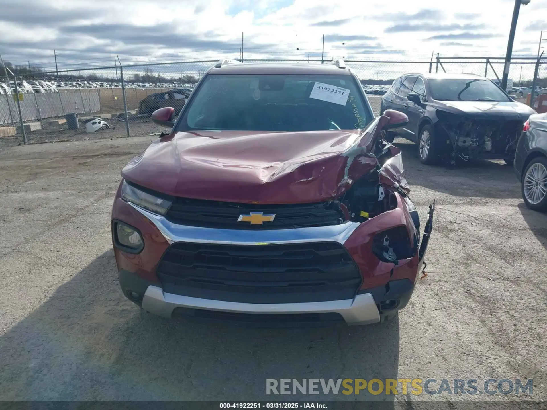12 Photograph of a damaged car KL79MPSL0PB173816 CHEVROLET TRAILBLAZER 2023