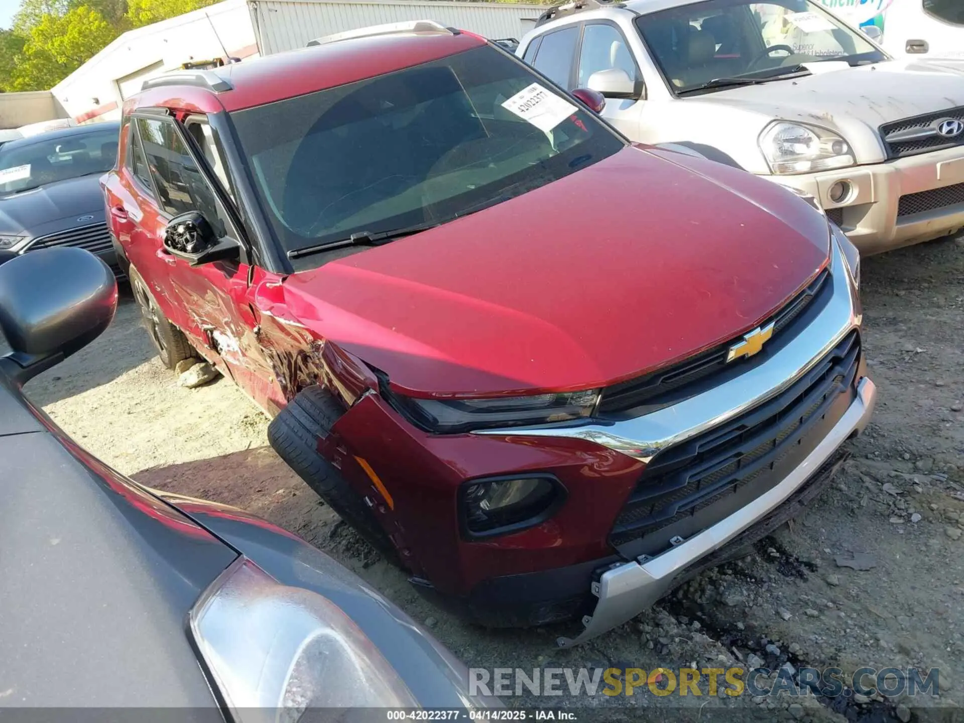 1 Photograph of a damaged car KL79MPSL3PB204556 CHEVROLET TRAILBLAZER 2023