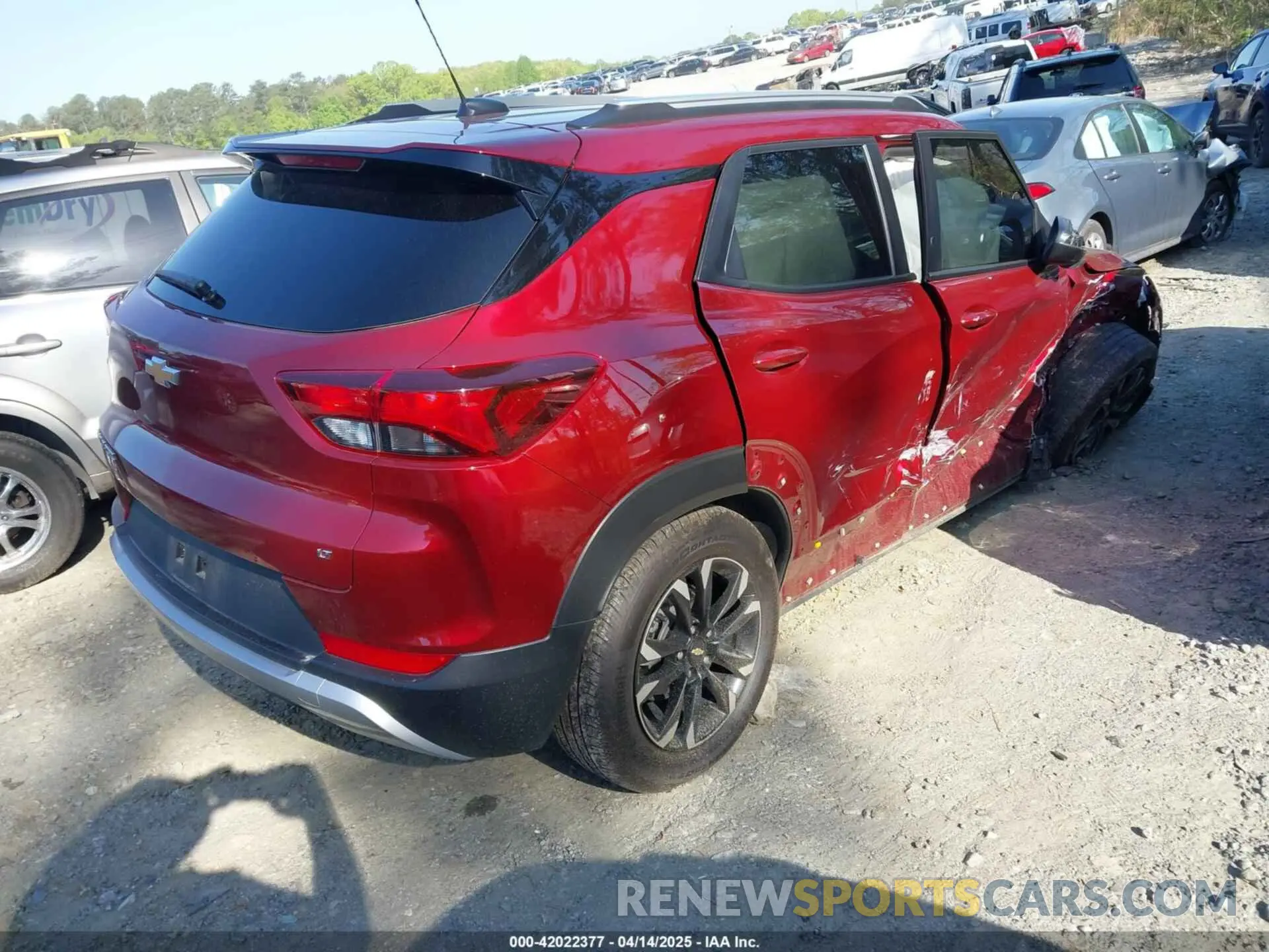 4 Photograph of a damaged car KL79MPSL3PB204556 CHEVROLET TRAILBLAZER 2023