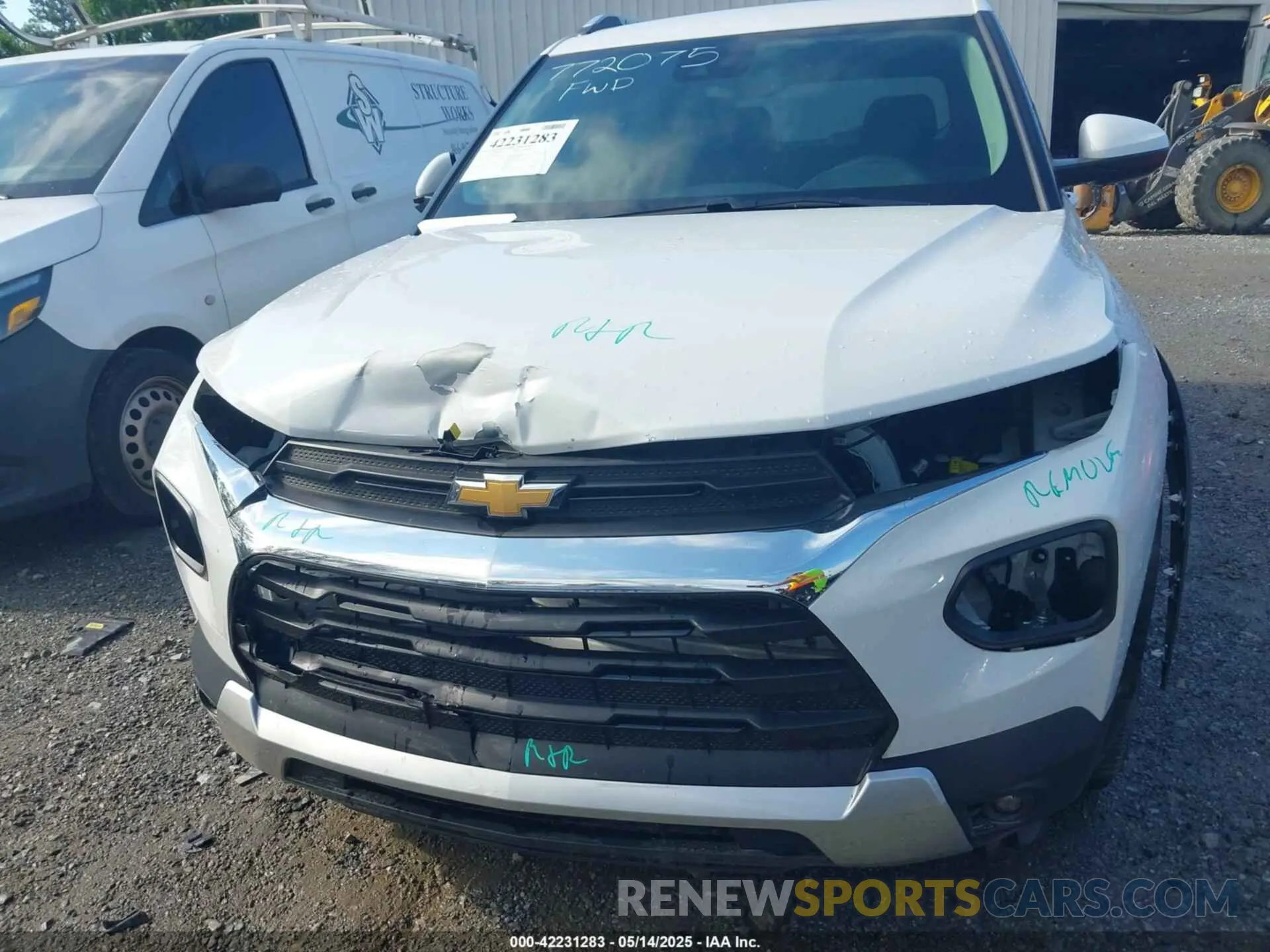 12 Photograph of a damaged car KL79MPSL8PB002277 CHEVROLET TRAILBLAZER 2023