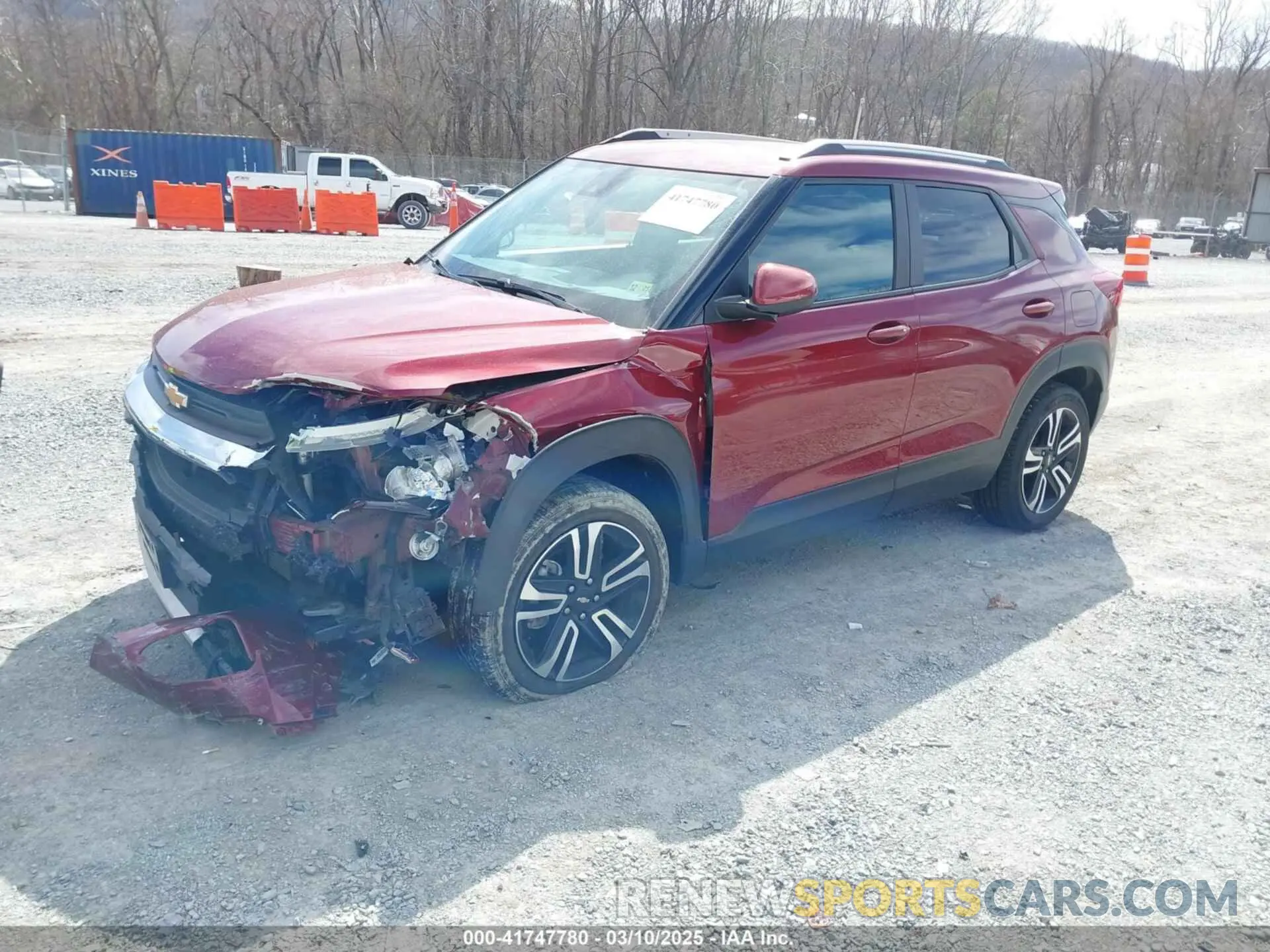 2 Photograph of a damaged car KL79MRSL2PB170749 CHEVROLET TRAILBLAZER 2023