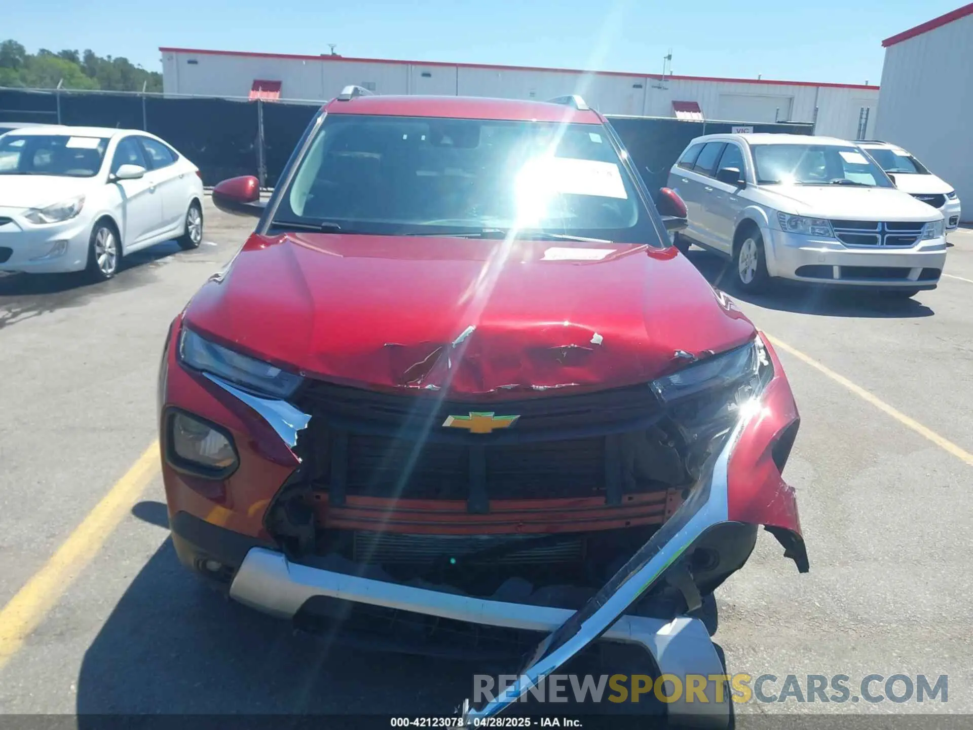 12 Photograph of a damaged car KL79MRSL4PB185317 CHEVROLET TRAILBLAZER 2023