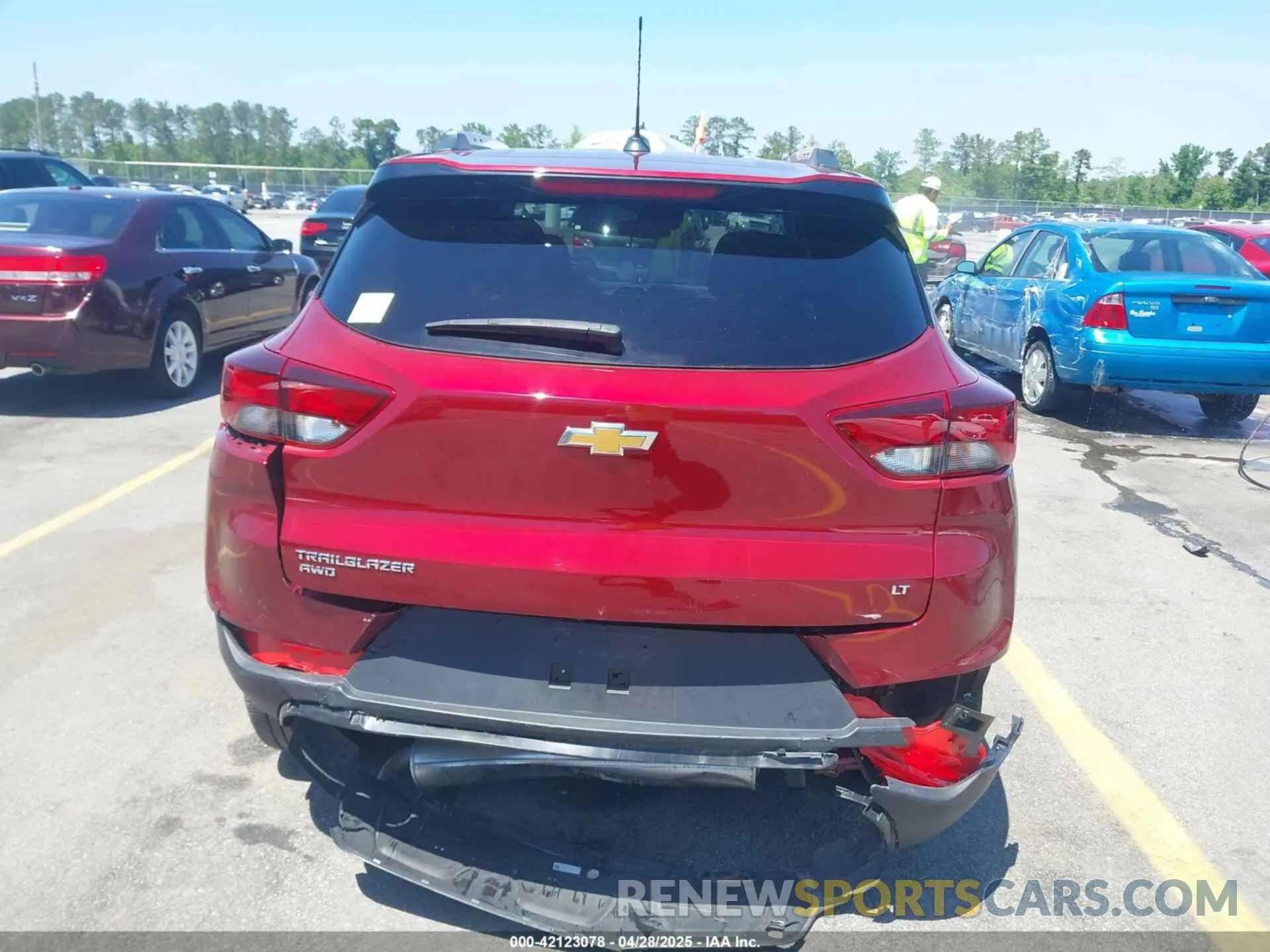 16 Photograph of a damaged car KL79MRSL4PB185317 CHEVROLET TRAILBLAZER 2023