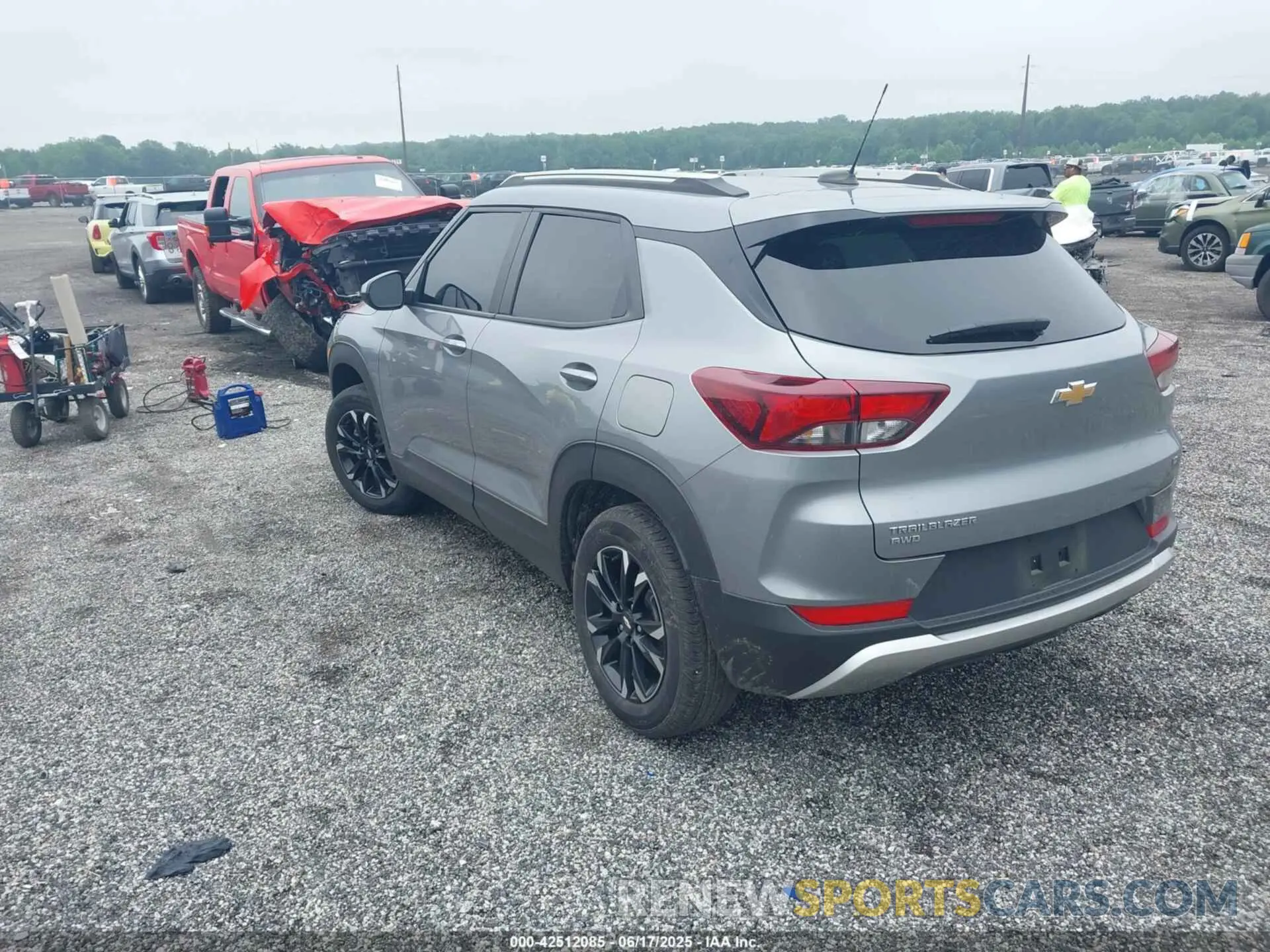 3 Фотография поврежденного автомобиля KL79MRSL9PB083754 CHEVROLET TRAILBLAZER 2023