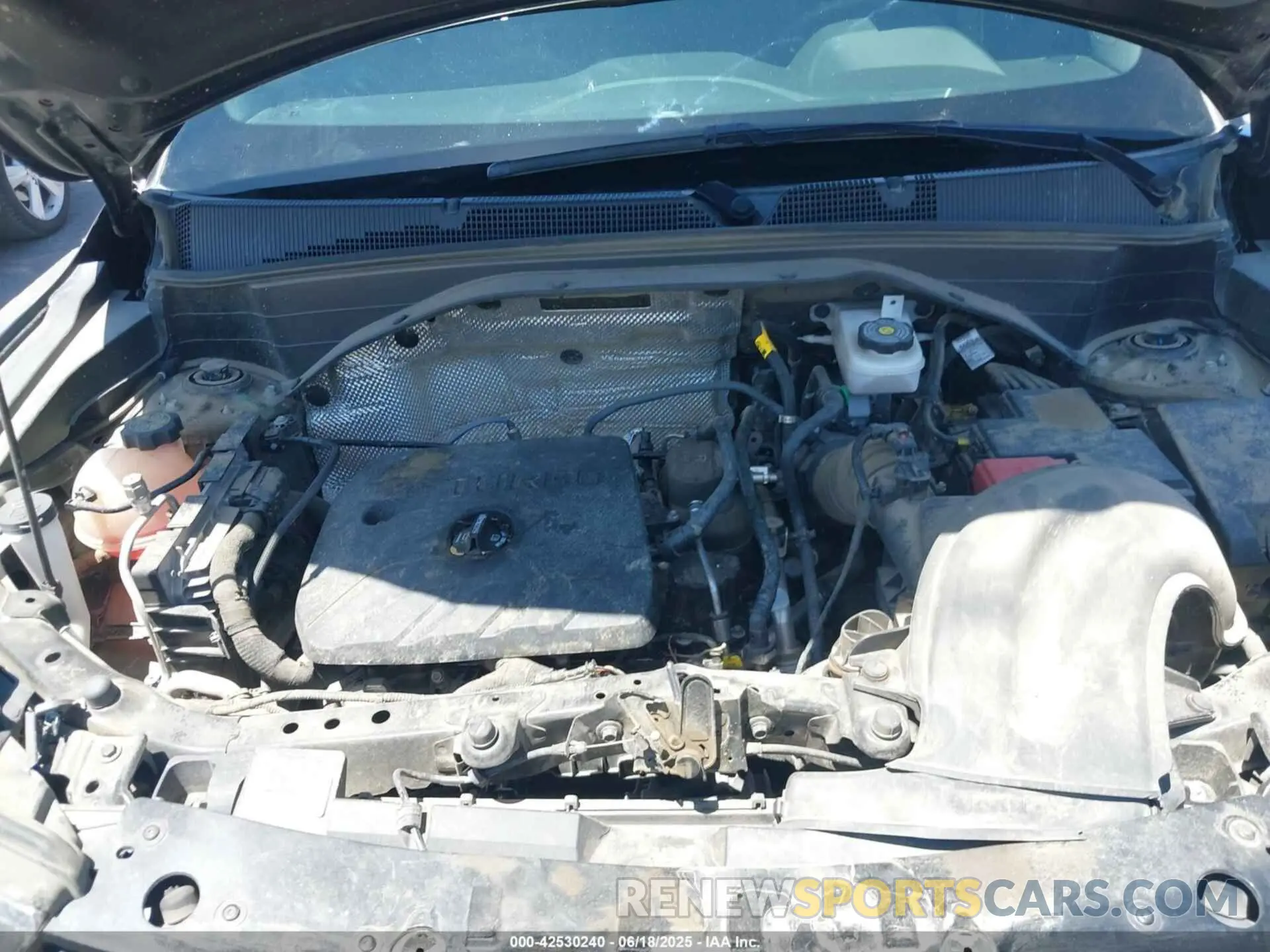 10 Photograph of a damaged car KL79MTSL1PB156807 CHEVROLET TRAILBLAZER 2023
