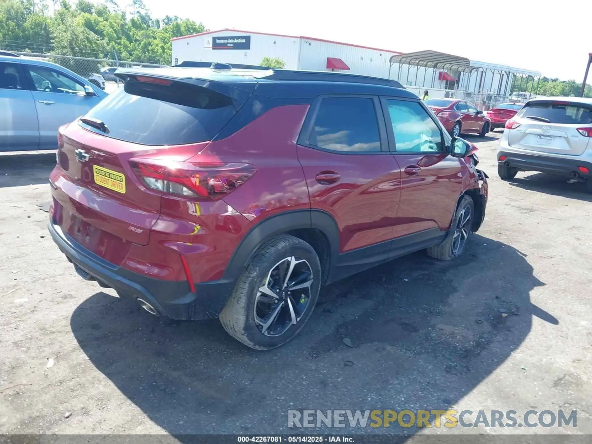 4 Фотография поврежденного автомобиля KL79MTSL4PB005072 CHEVROLET TRAILBLAZER 2023