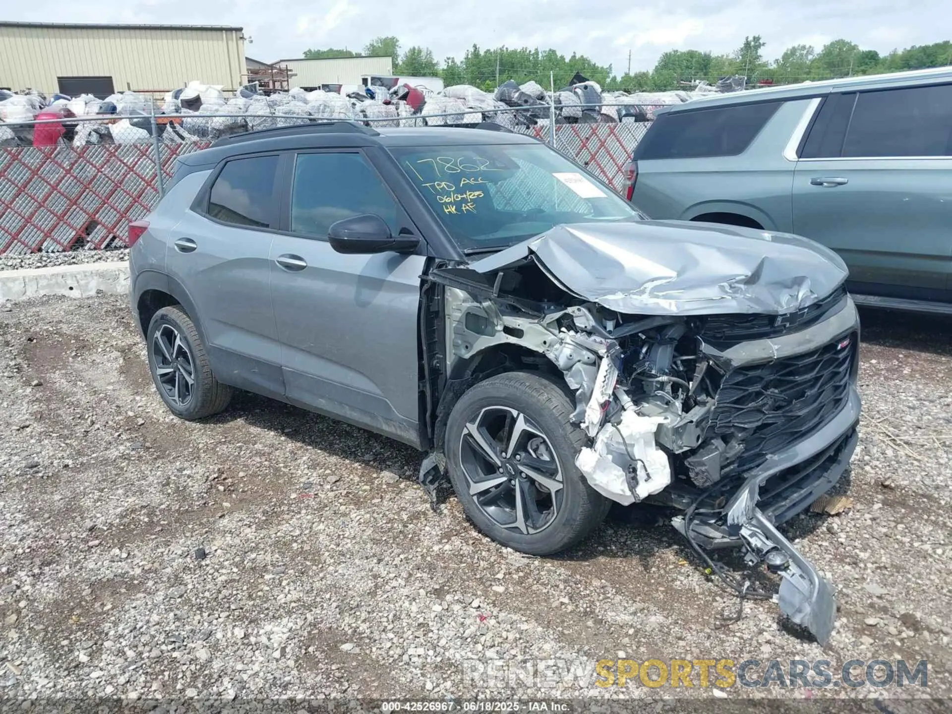 1 Photograph of a damaged car KL79MTSL5PB060811 CHEVROLET TRAILBLAZER 2023