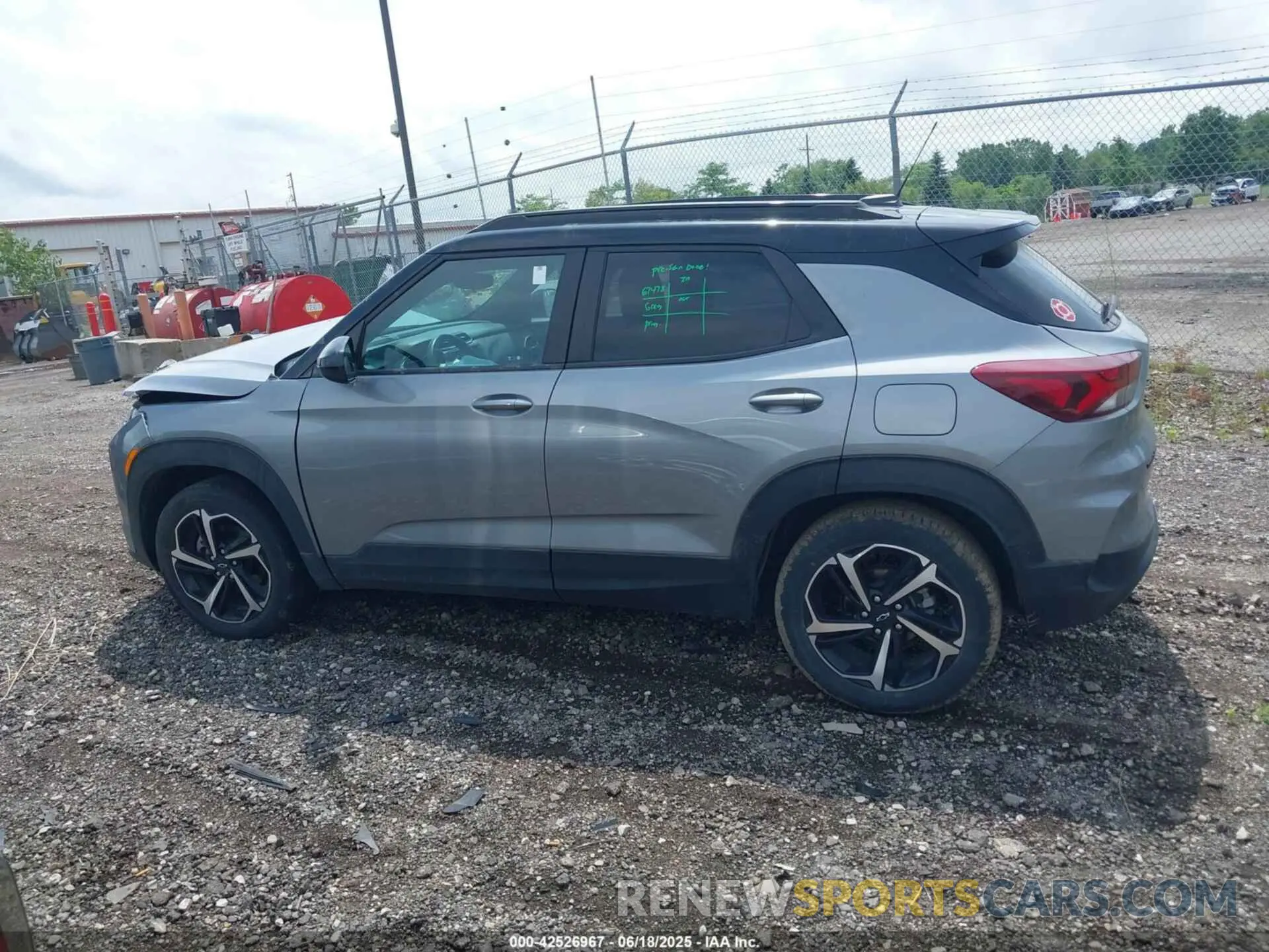 14 Photograph of a damaged car KL79MTSL5PB060811 CHEVROLET TRAILBLAZER 2023