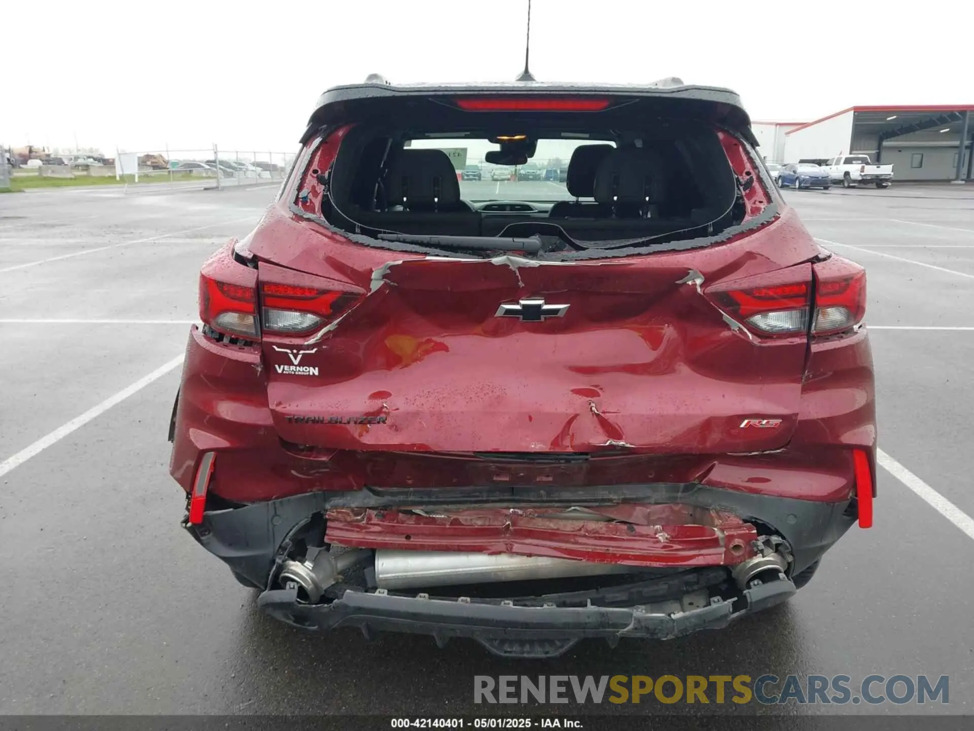 16 Photograph of a damaged car KL79MTSL8PB090448 CHEVROLET TRAILBLAZER 2023