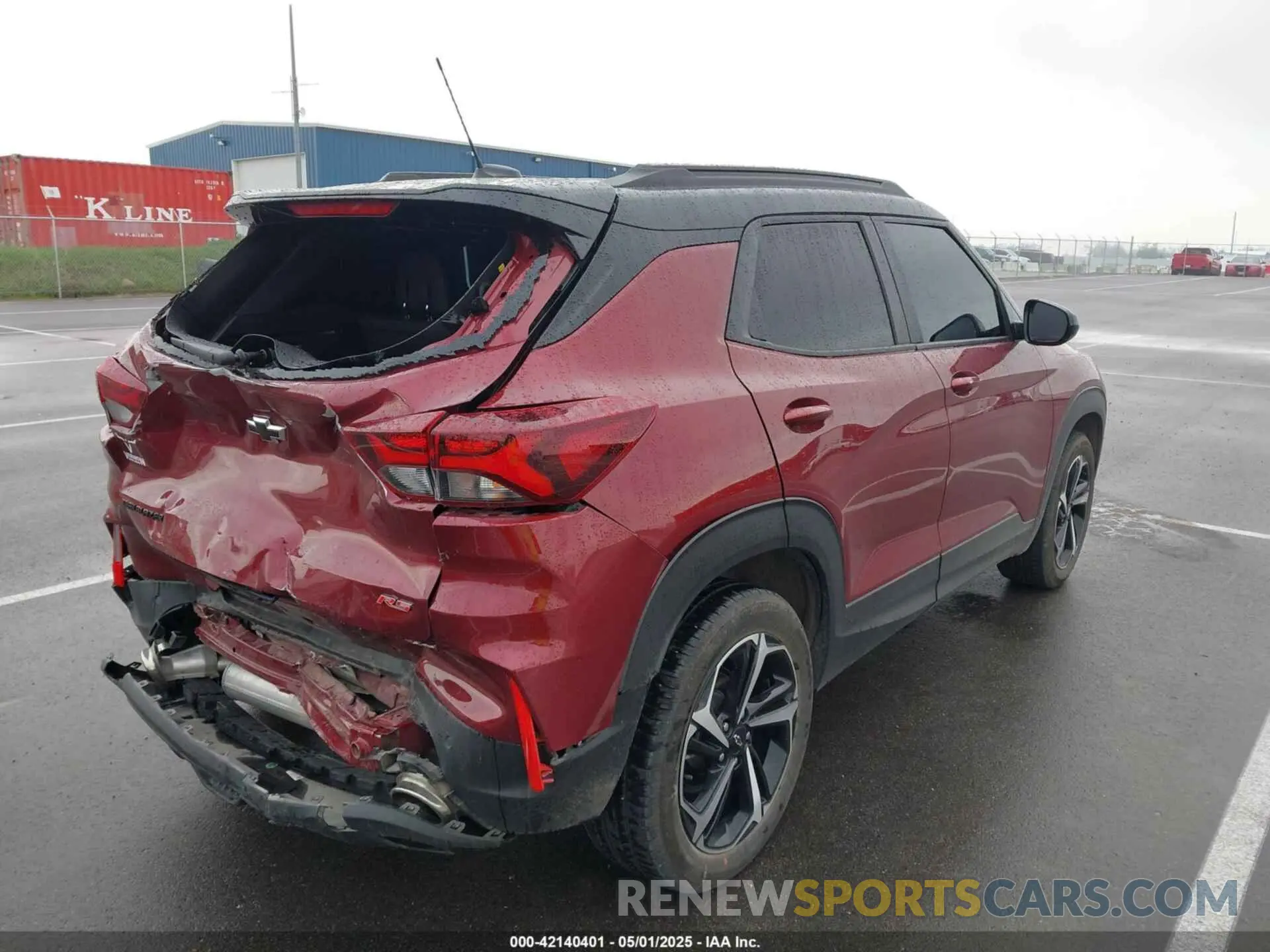 4 Photograph of a damaged car KL79MTSL8PB090448 CHEVROLET TRAILBLAZER 2023