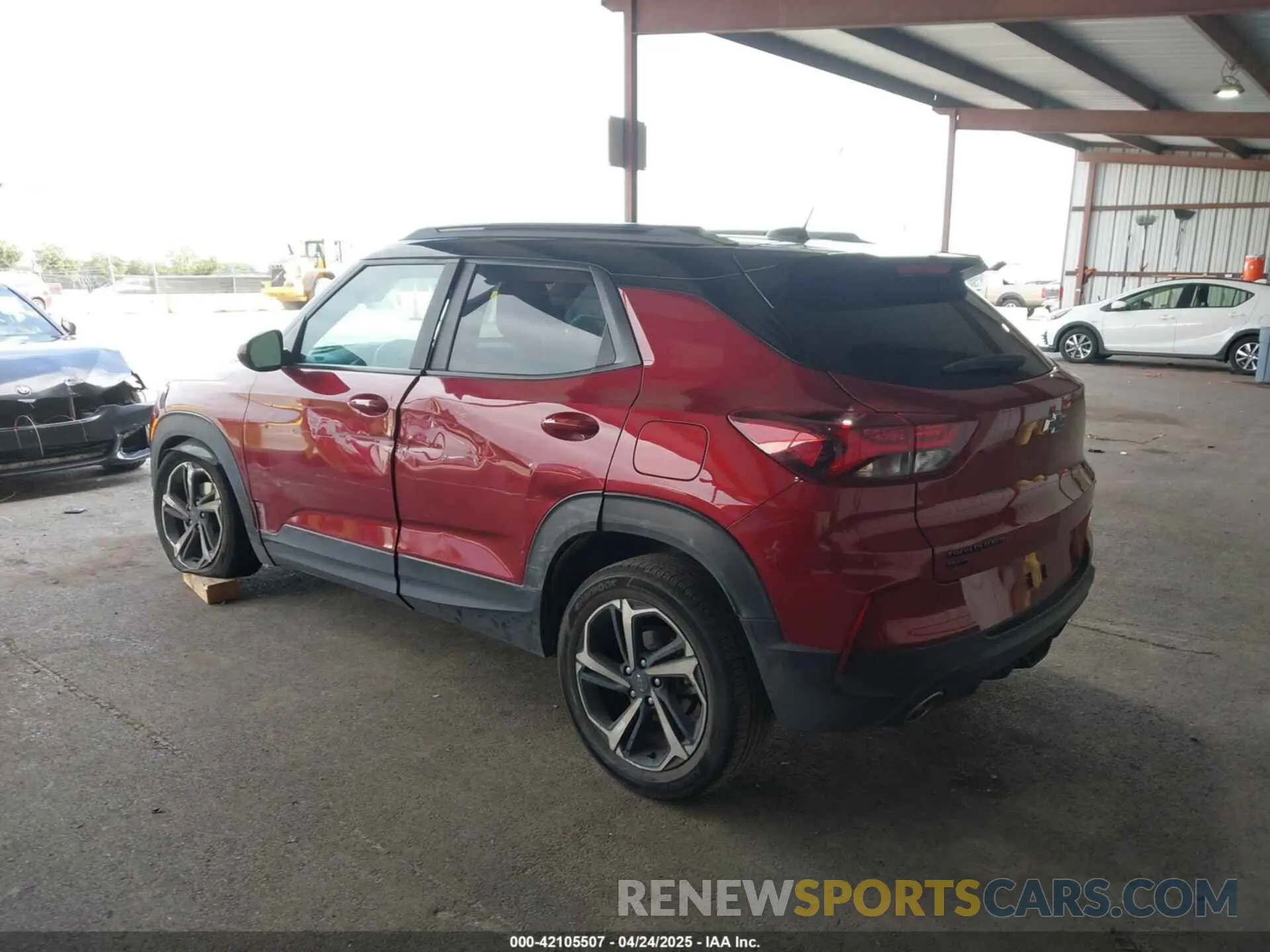 3 Photograph of a damaged car KL79MUSL0PB177444 CHEVROLET TRAILBLAZER 2023