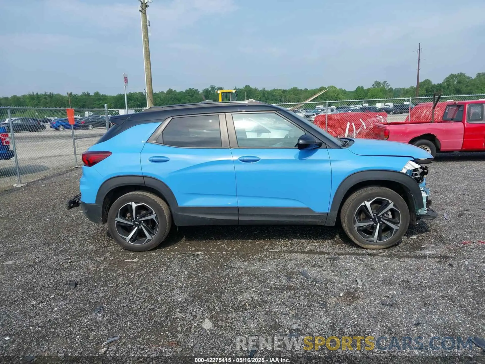 14 Photograph of a damaged car KL79MUSL5PB133830 CHEVROLET TRAILBLAZER 2023