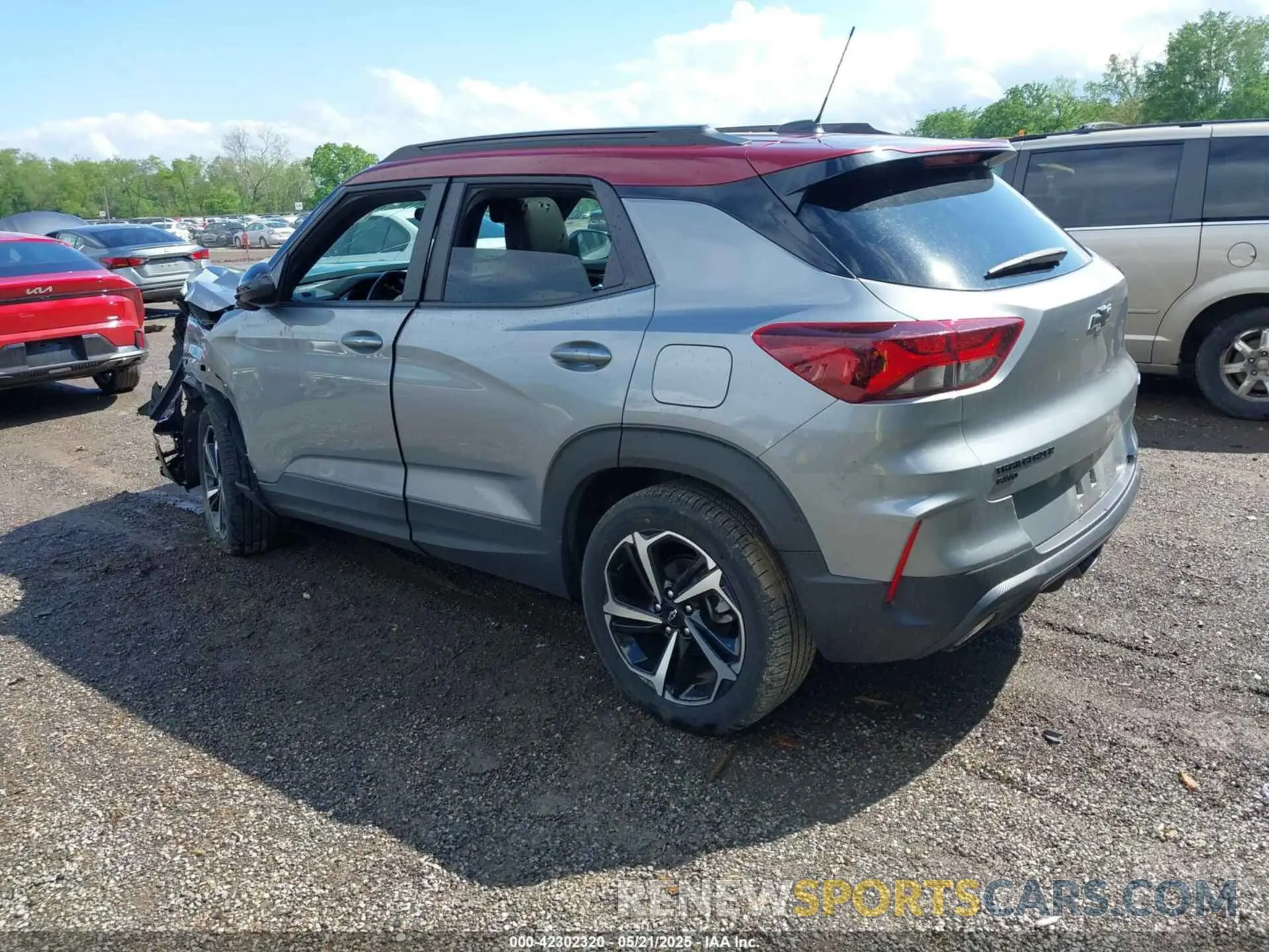 3 Фотография поврежденного автомобиля KL79MUSL7PB116186 CHEVROLET TRAILBLAZER 2023