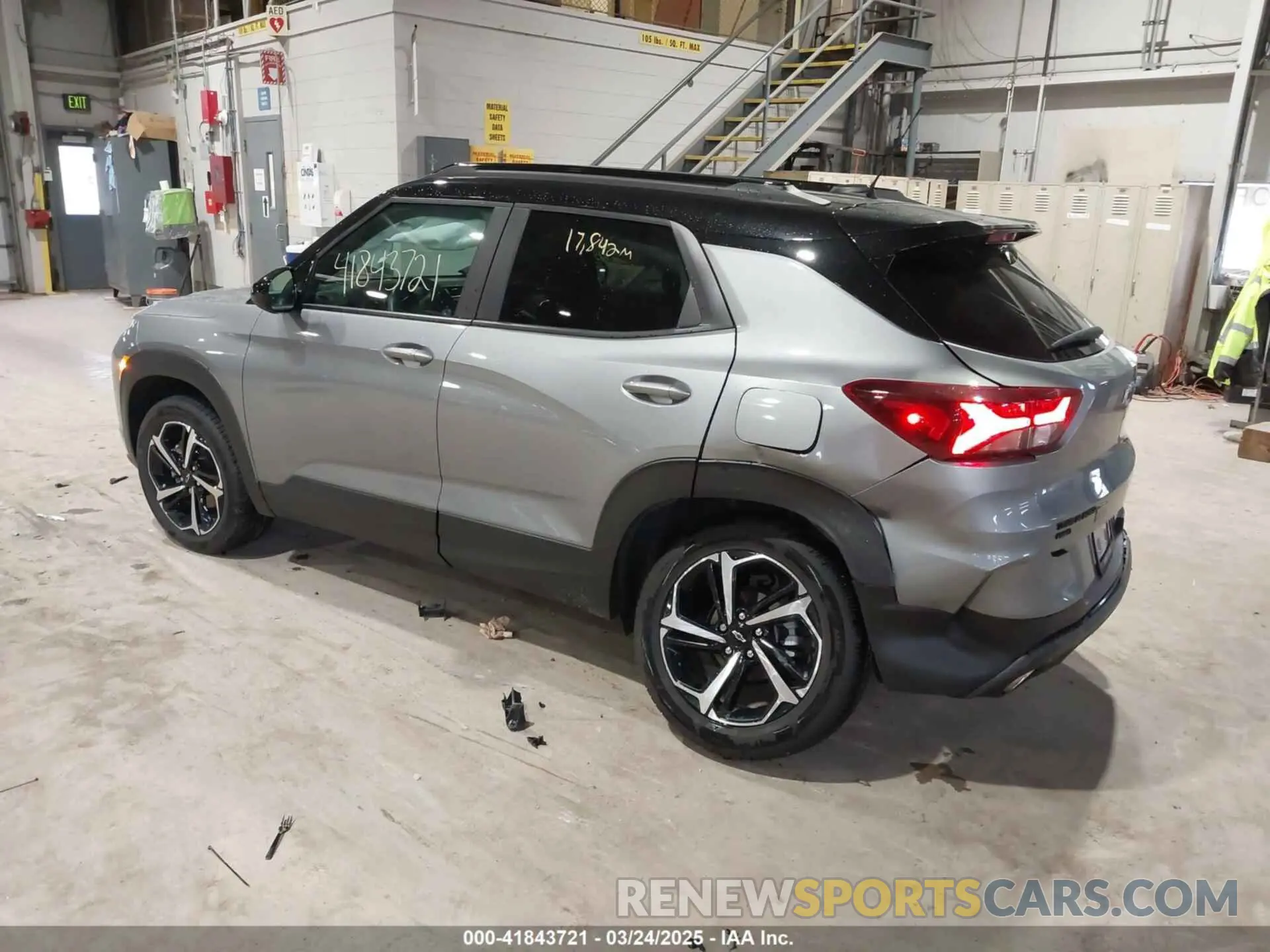3 Photograph of a damaged car KL79MUSLXPB127036 CHEVROLET TRAILBLAZER 2023