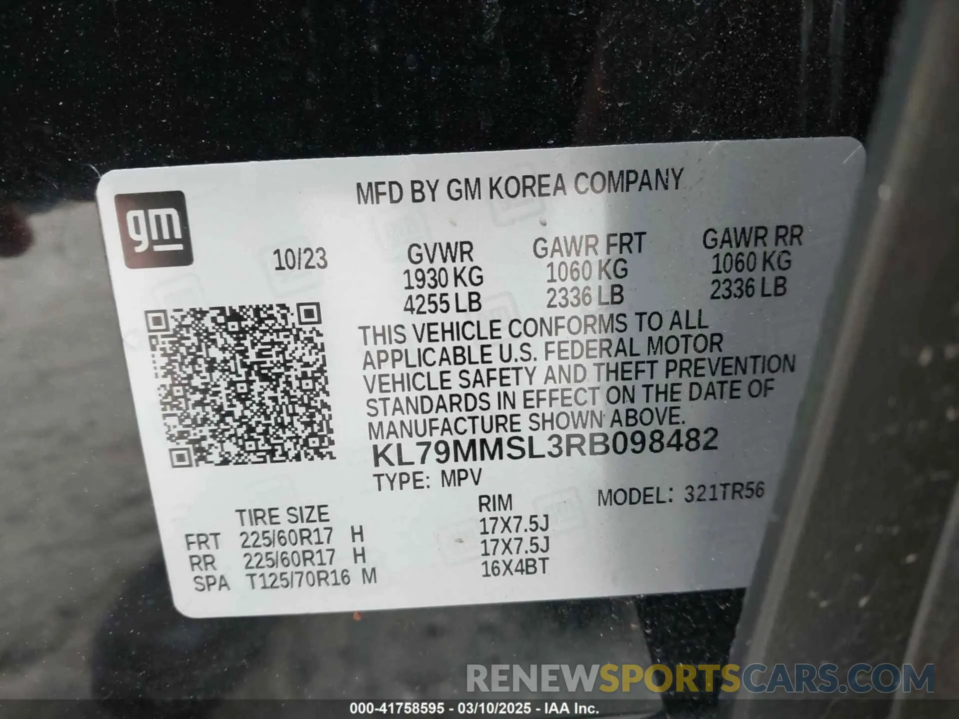 9 Фотография поврежденного автомобиля KL79MMSL3RB098482 CHEVROLET TRAILBLAZER 2024